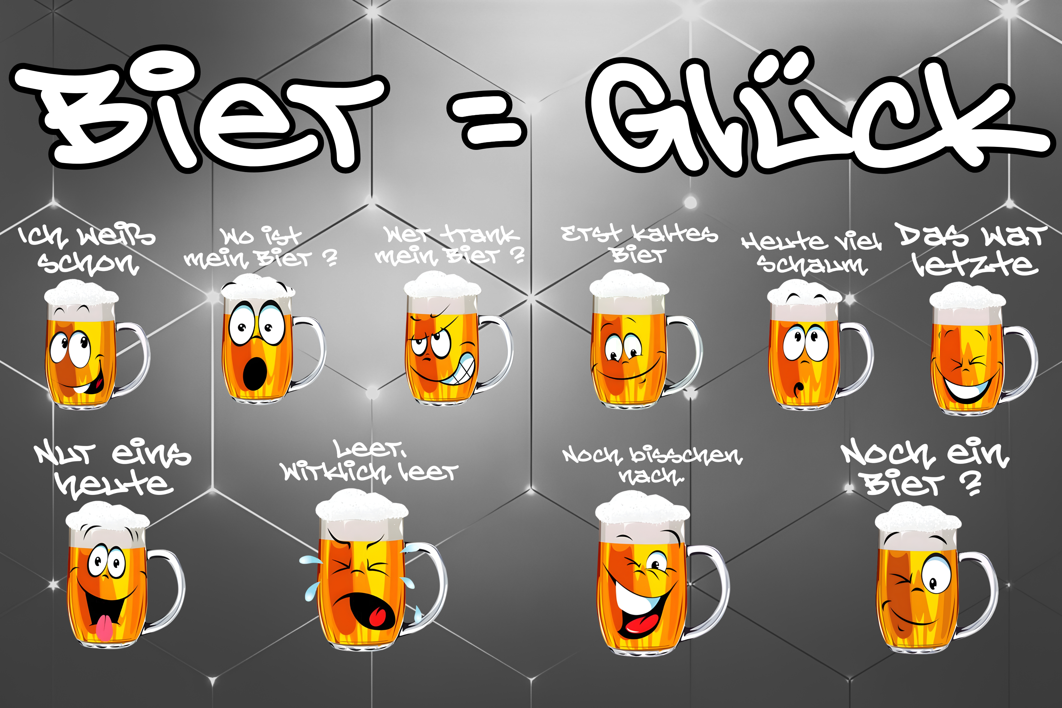 Bier = Glück