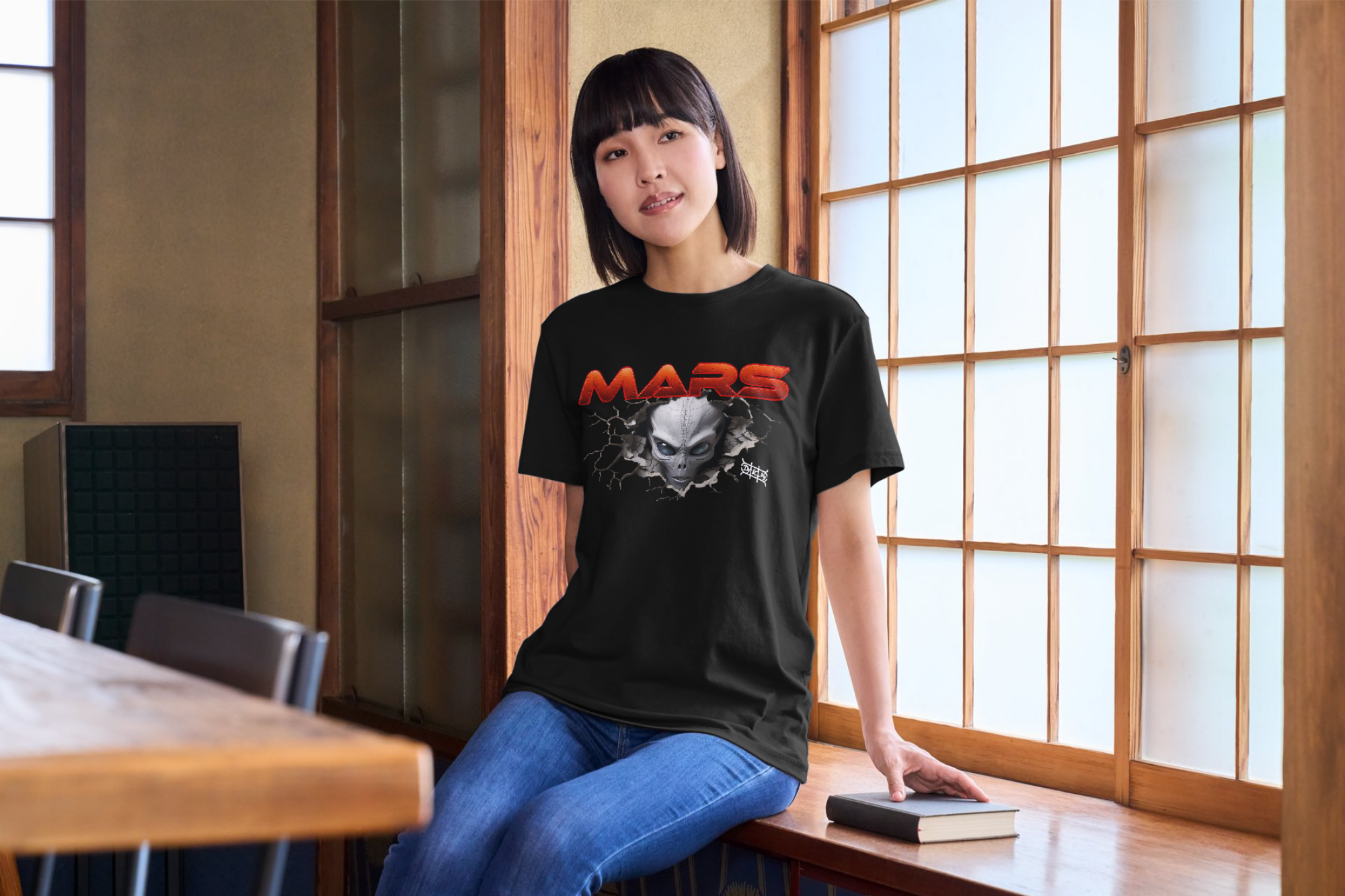 MARS T-Shirt | Alien Art Design