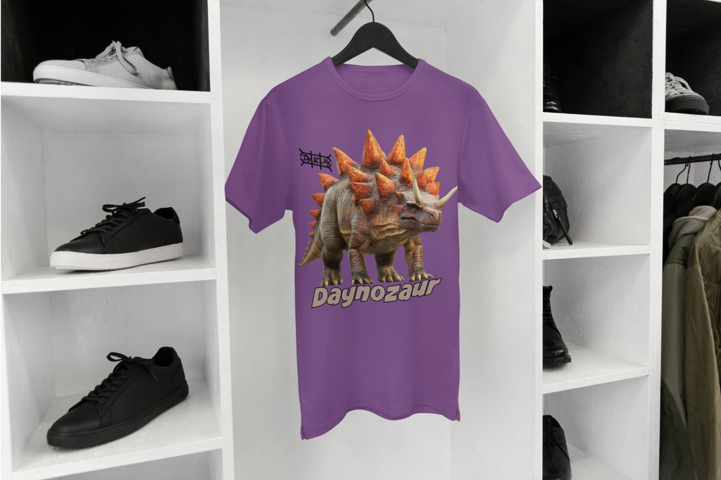 Daynozaur Stegosaurus Kinder T-Shirt | Dino Print Design