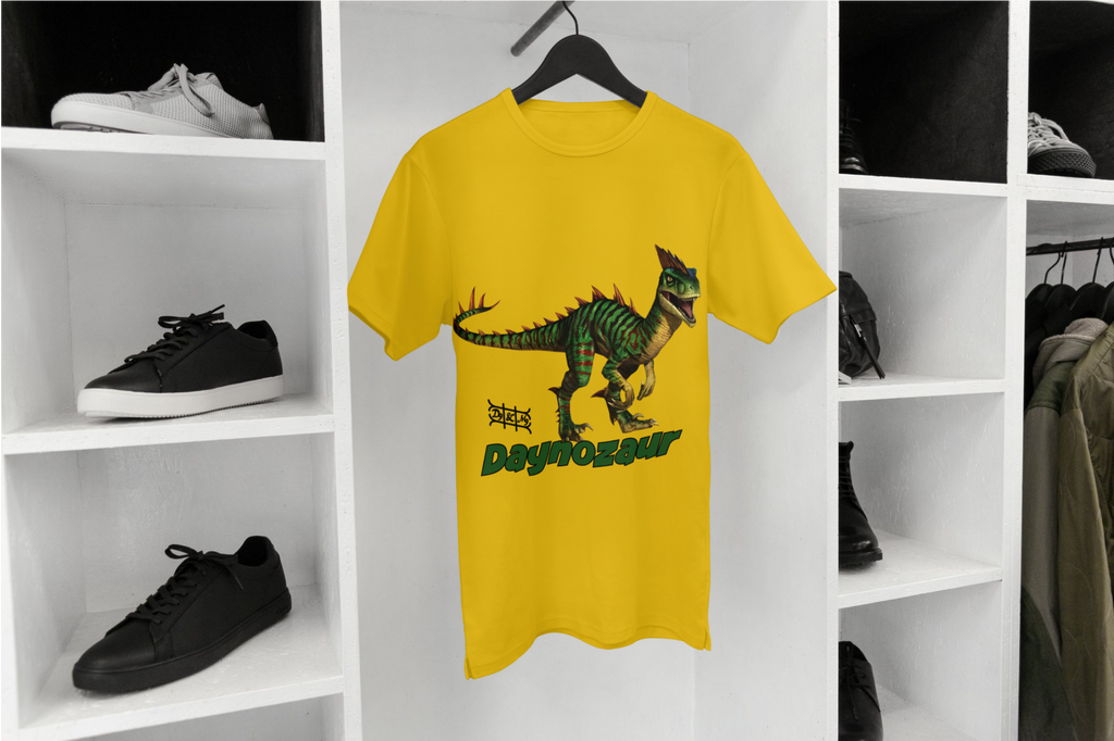 Daynozaur Raptor Kinder T-Shirt | Dino Print Design