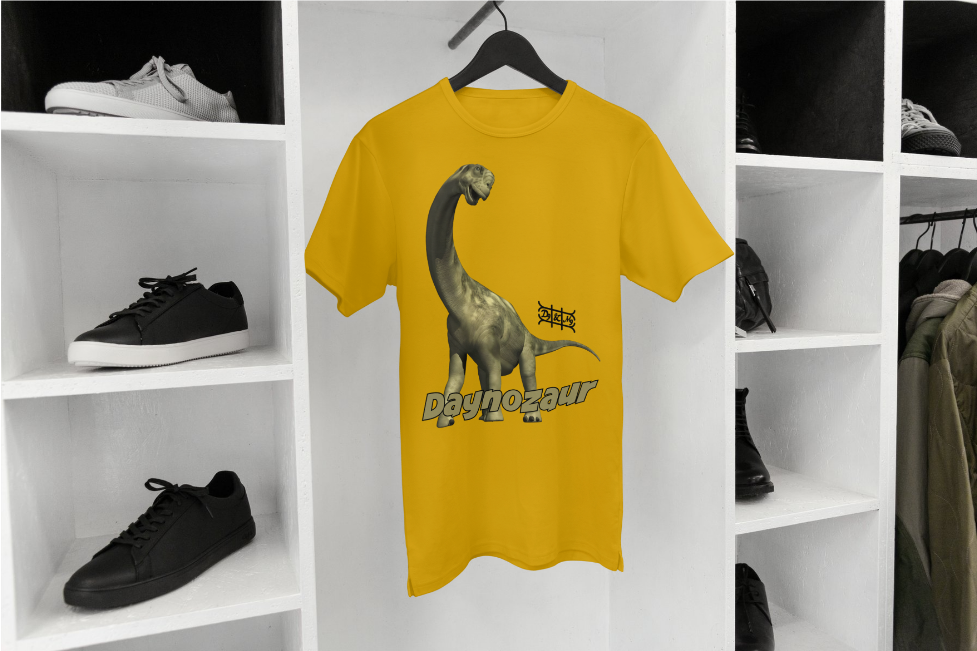 Daynozaur Brachiosaurus Kinder T-Shirt | Dino Print Design