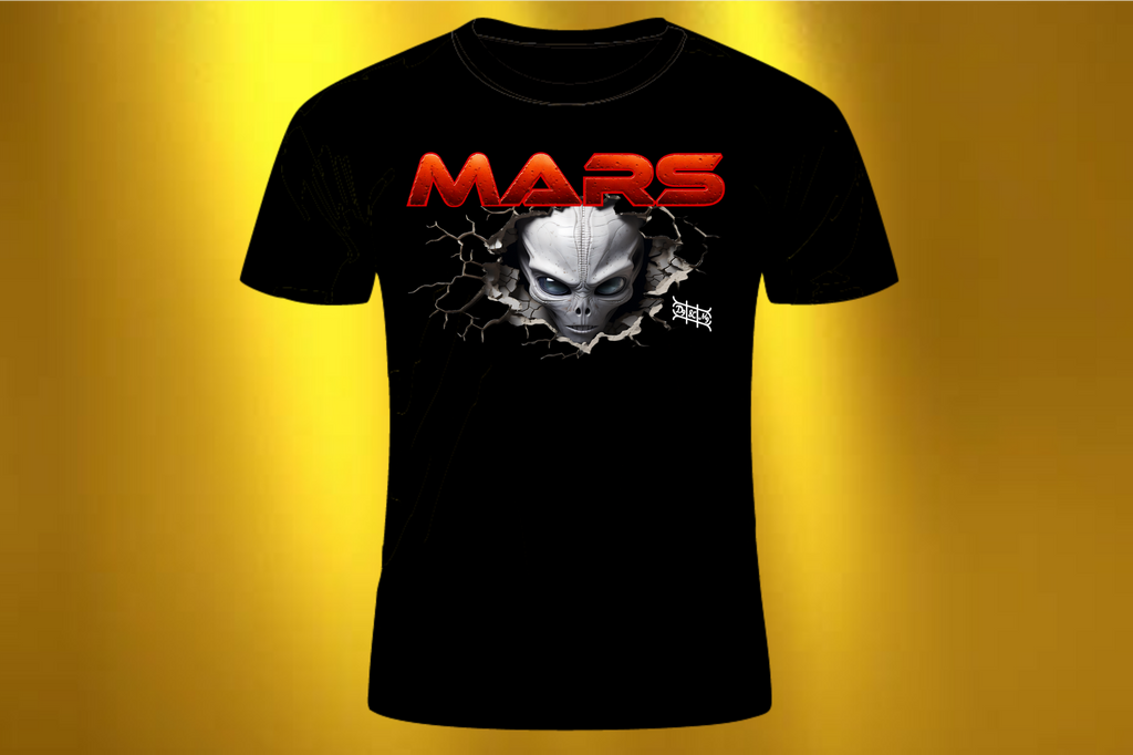MARS T-Shirt | Alien Art Design