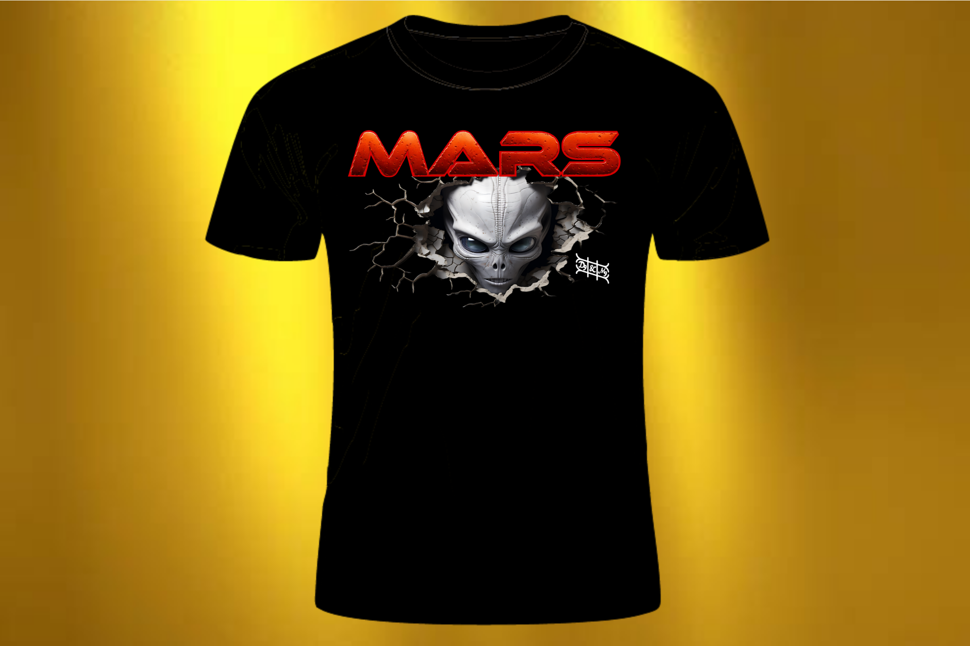MARS T-Shirt | Alien Art Design