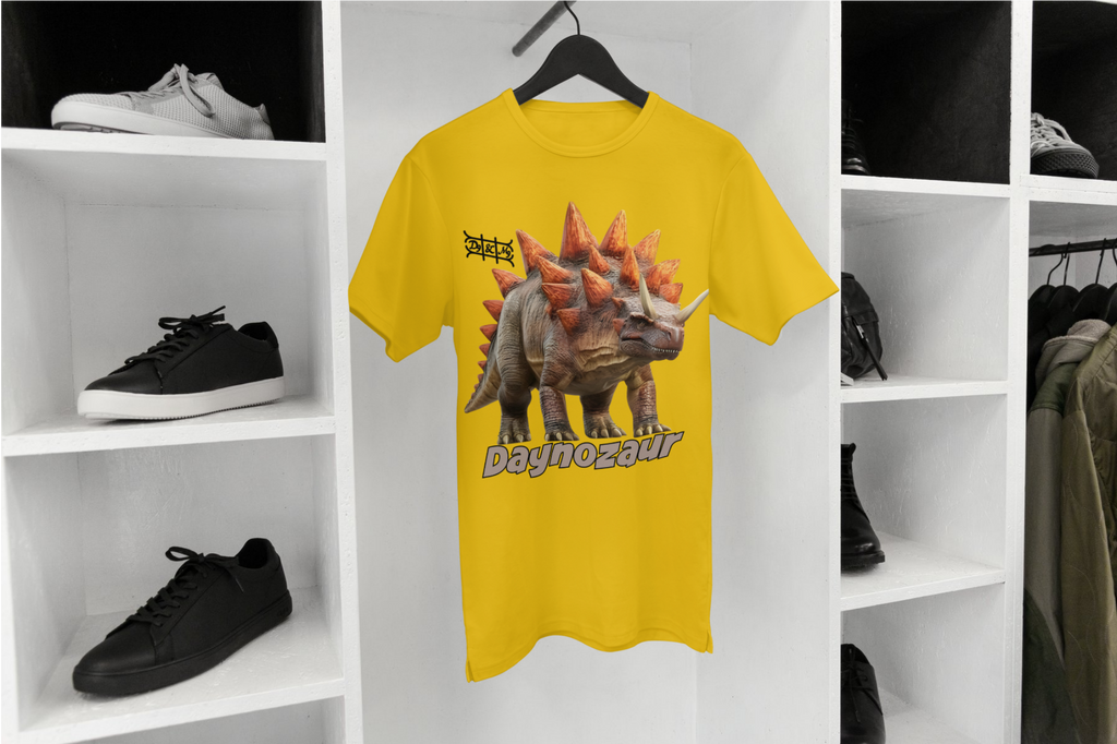 Daynozaur Stegosaurus Kinder T-Shirt | Dino Print Design