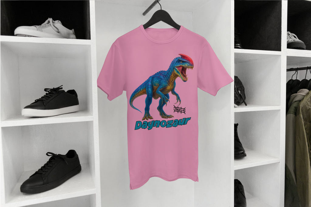 Daynozaur Kinder T-Shirt Lila | Dino Print Design