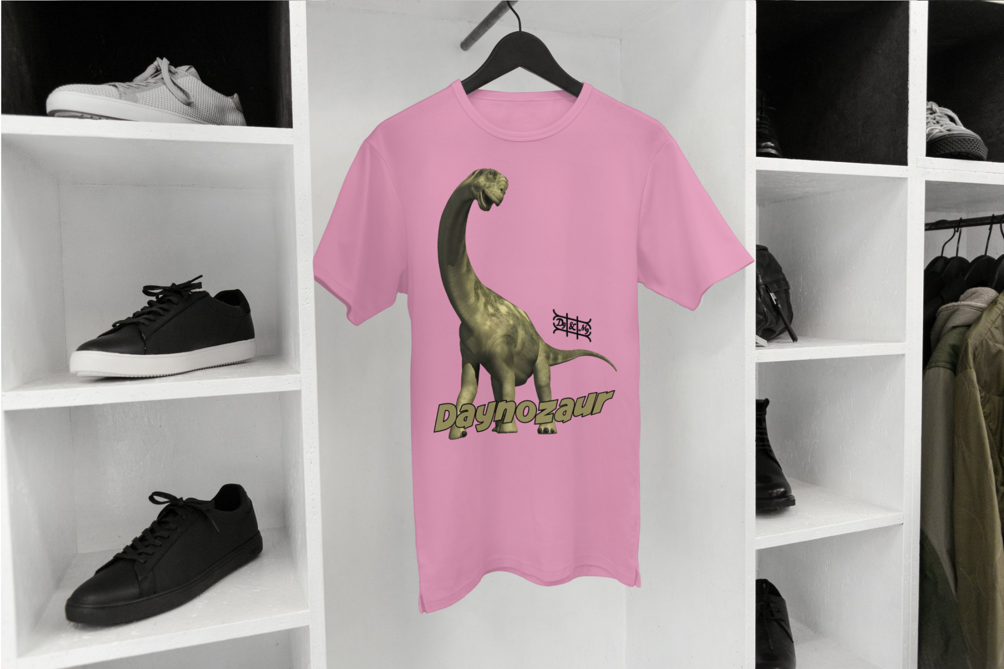 Daynozaur Brachiosaurus Kinder T-Shirt | Dino Print Design