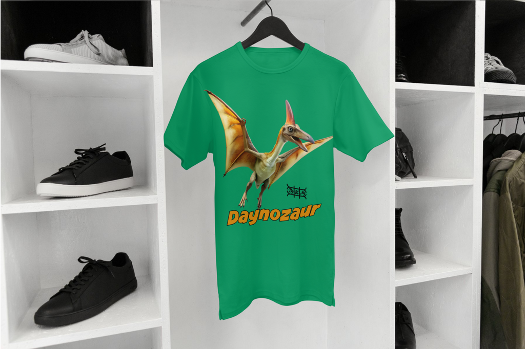 Daynozaur Pterodaktyl Kinder T-Shirt | Dino Print Design