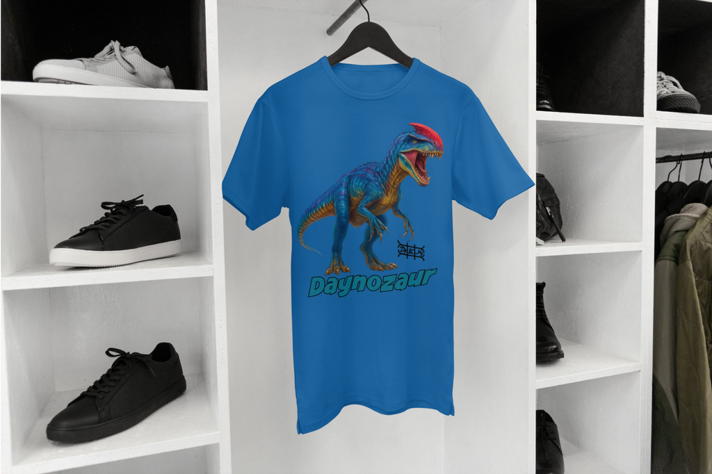 Daynozaur Kinder T-Shirt Lila | Dino Print Design