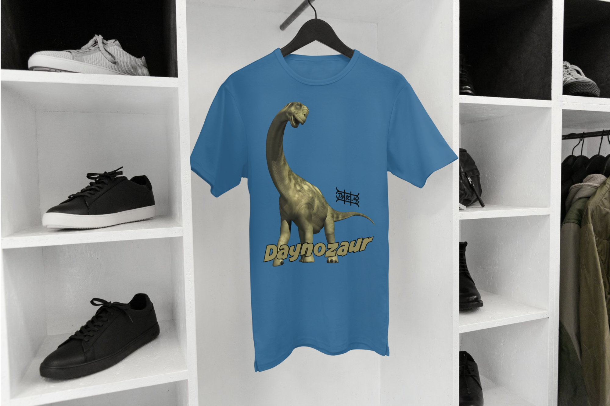 Daynozaur Brachiosaurus Kinder T-Shirt | Dino Print Design
