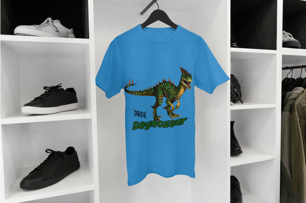Daynozaur Raptor Kinder T-Shirt | Dino Print Design
