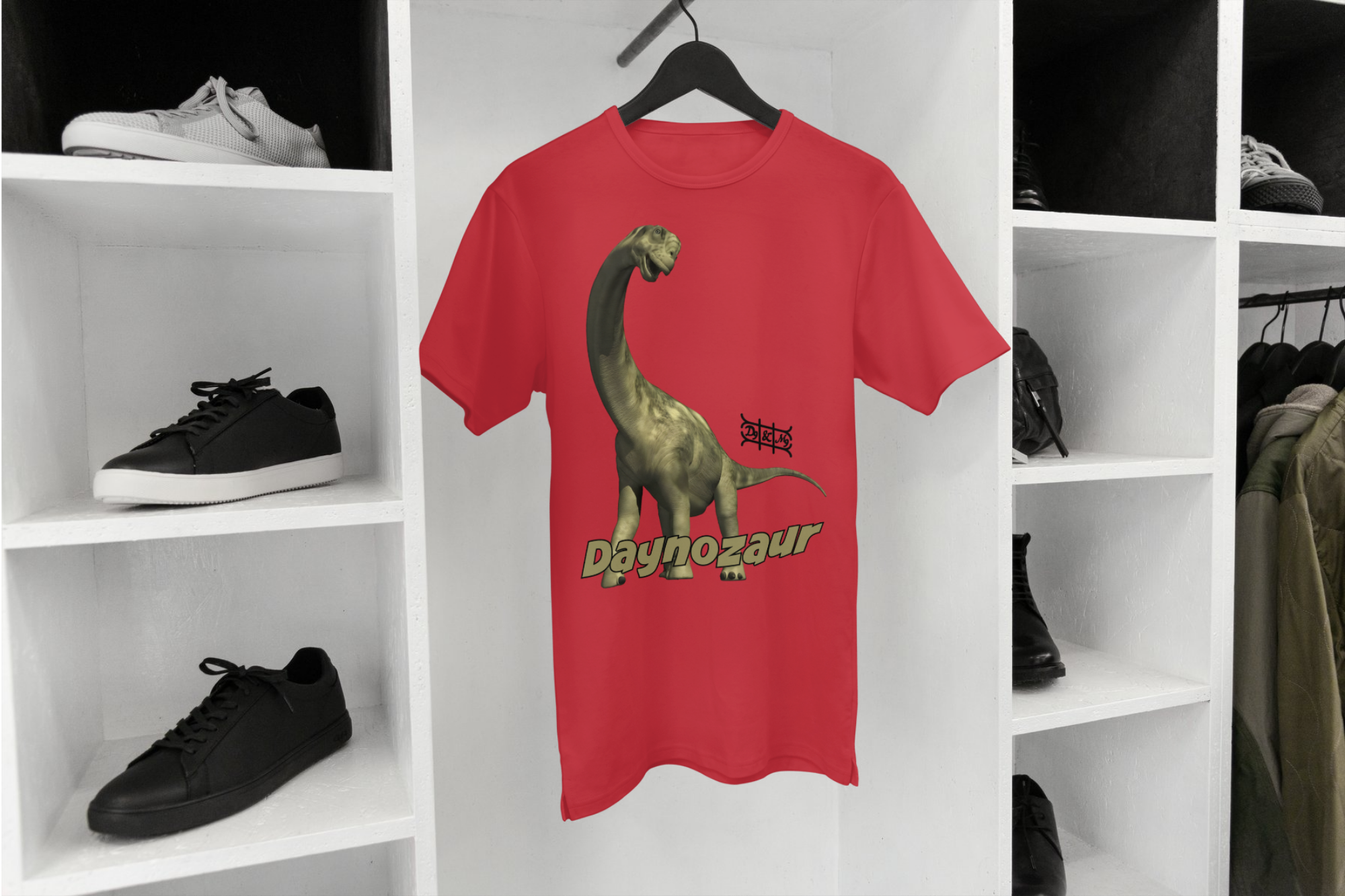 Daynozaur Brachiosaurus Kinder T-Shirt | Dino Print Design