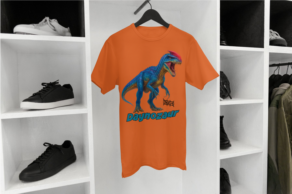 Daynozaur Kinder T-Shirt Lila | Dino Print Design