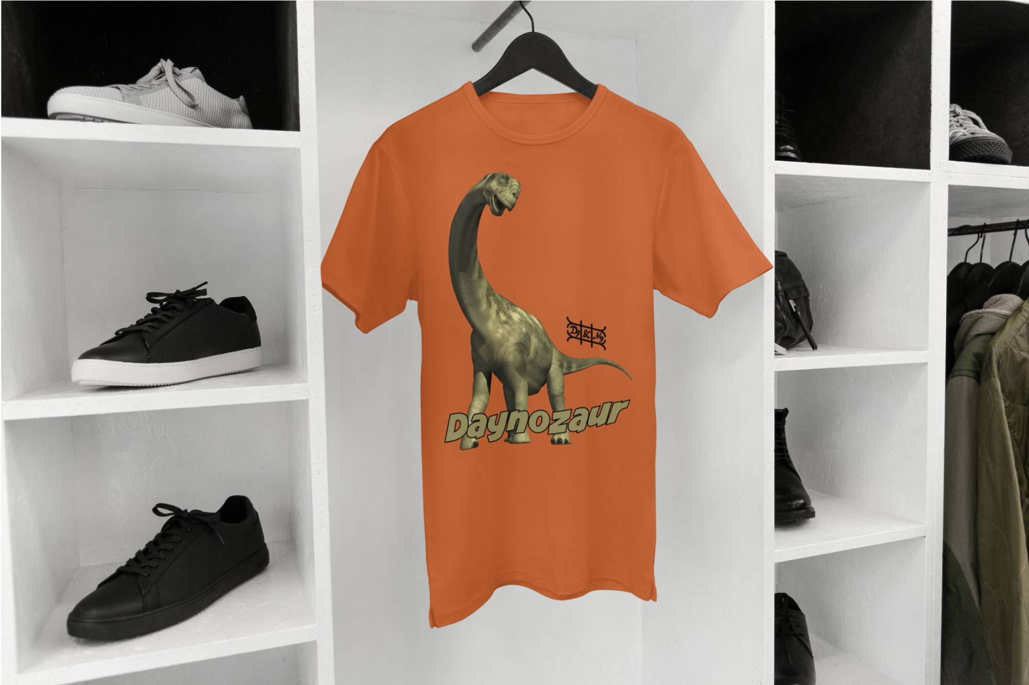 Daynozaur Brachiosaurus Kinder T-Shirt | Dino Print Design
