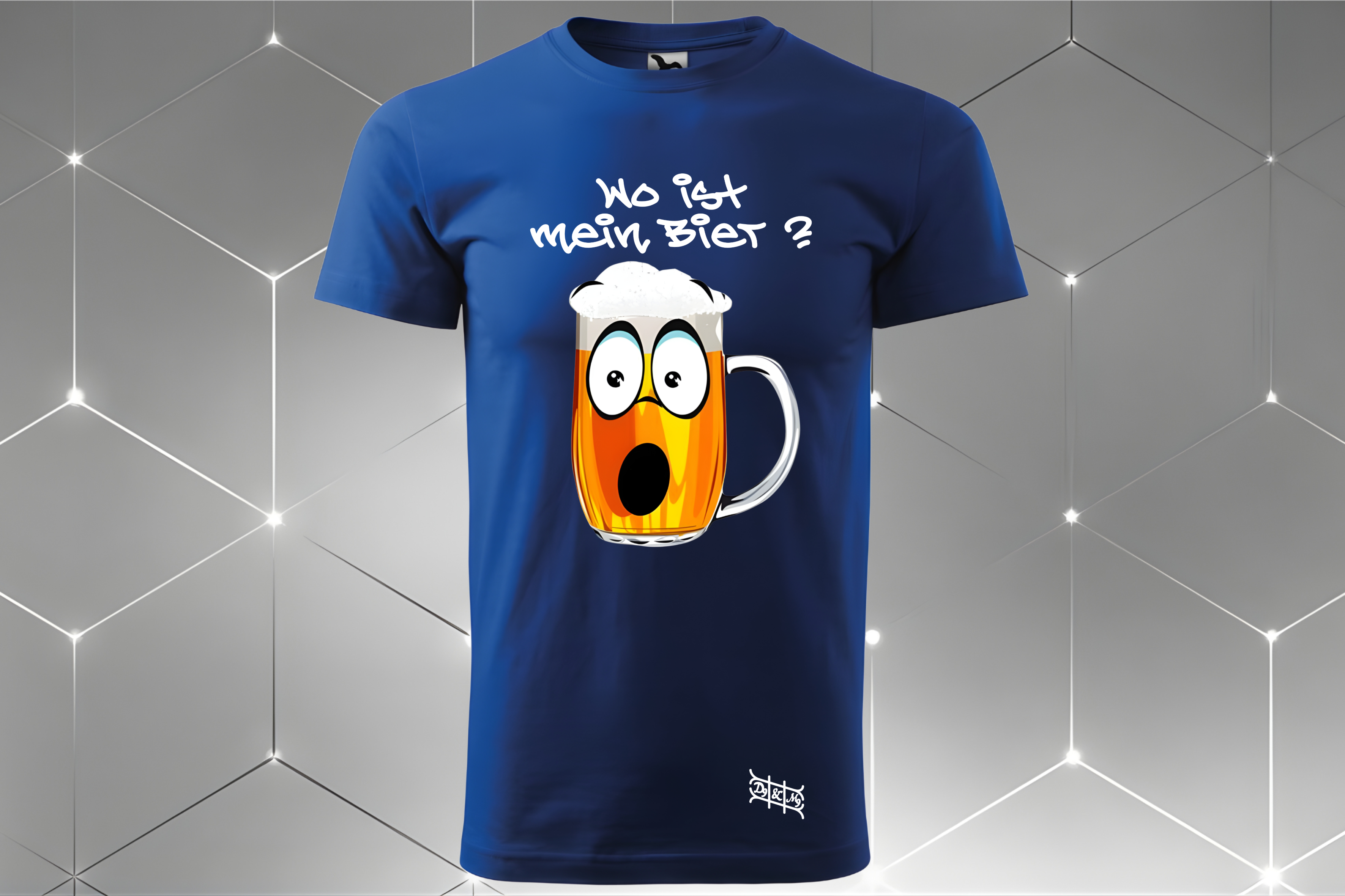 Bier-Gesicht – Unisex T-Shirt