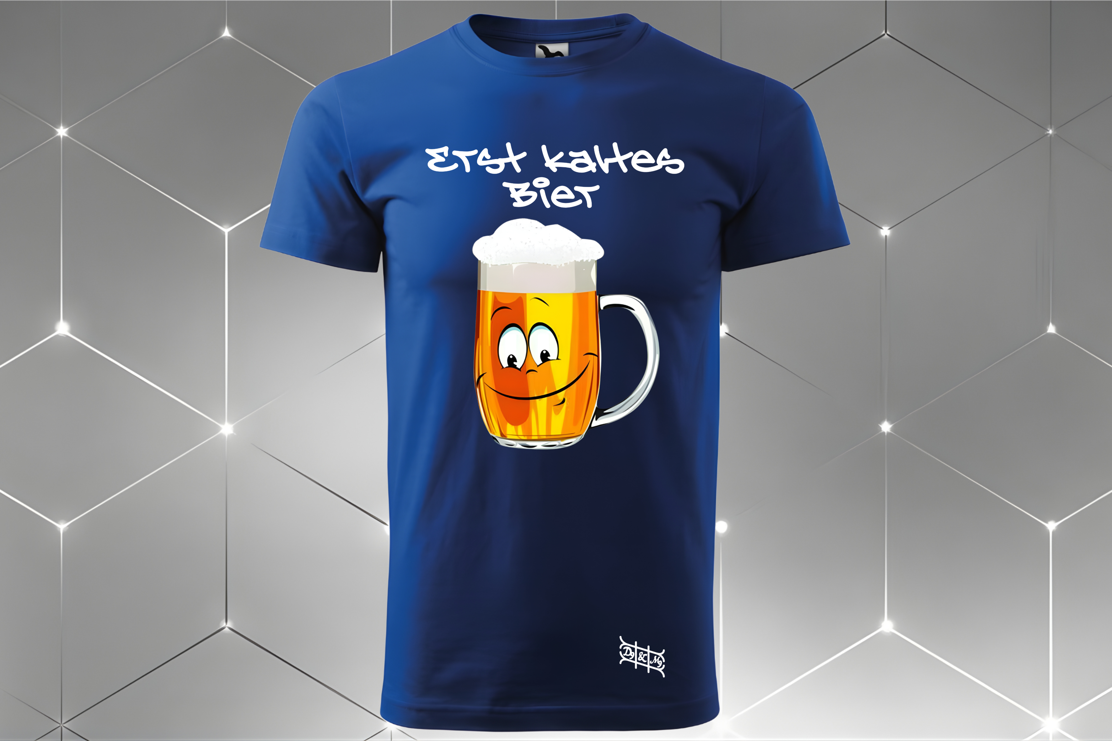 Bier-Gesicht – Unisex T-Shirt