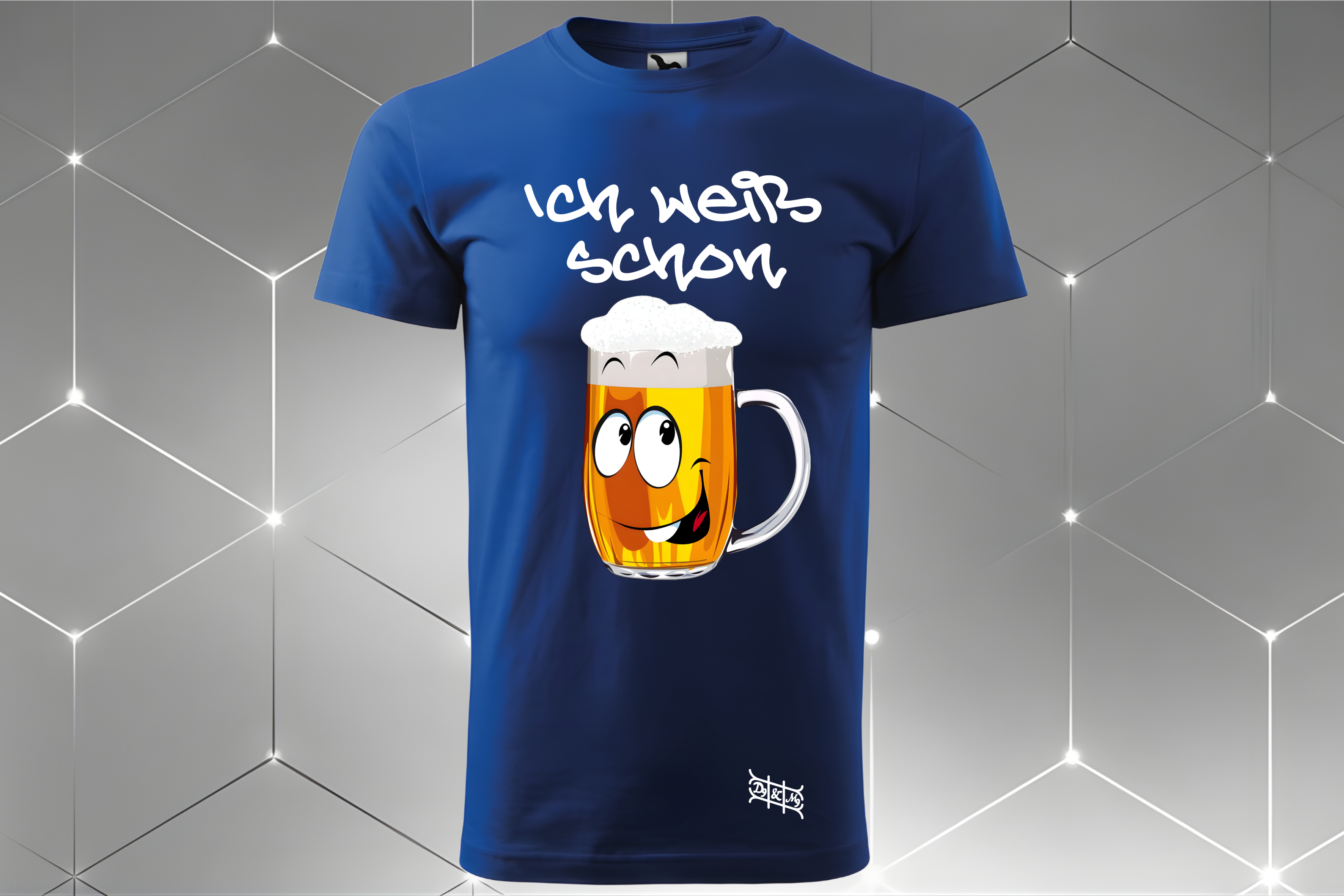 Bier-Gesicht – Unisex T-Shirt