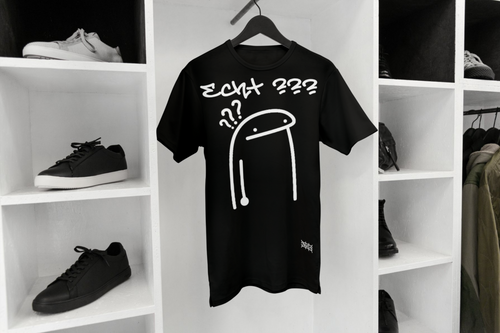 "Echt ???" Lustiges Statement T-Shirt - 100% Baumwolle