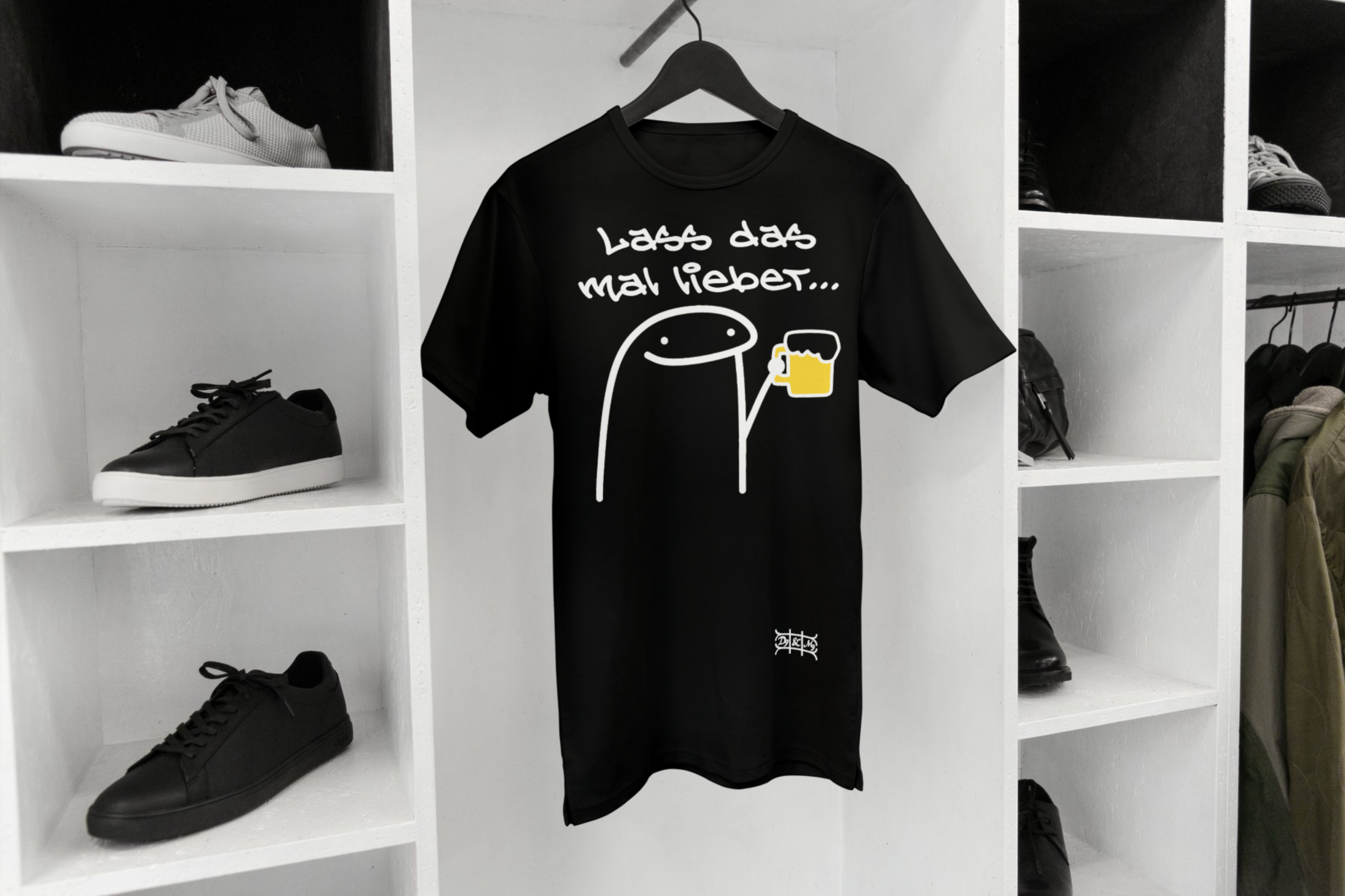 "Lass das mal lieber..." Lustiges Bier T-Shirt - 100% Baumwolle