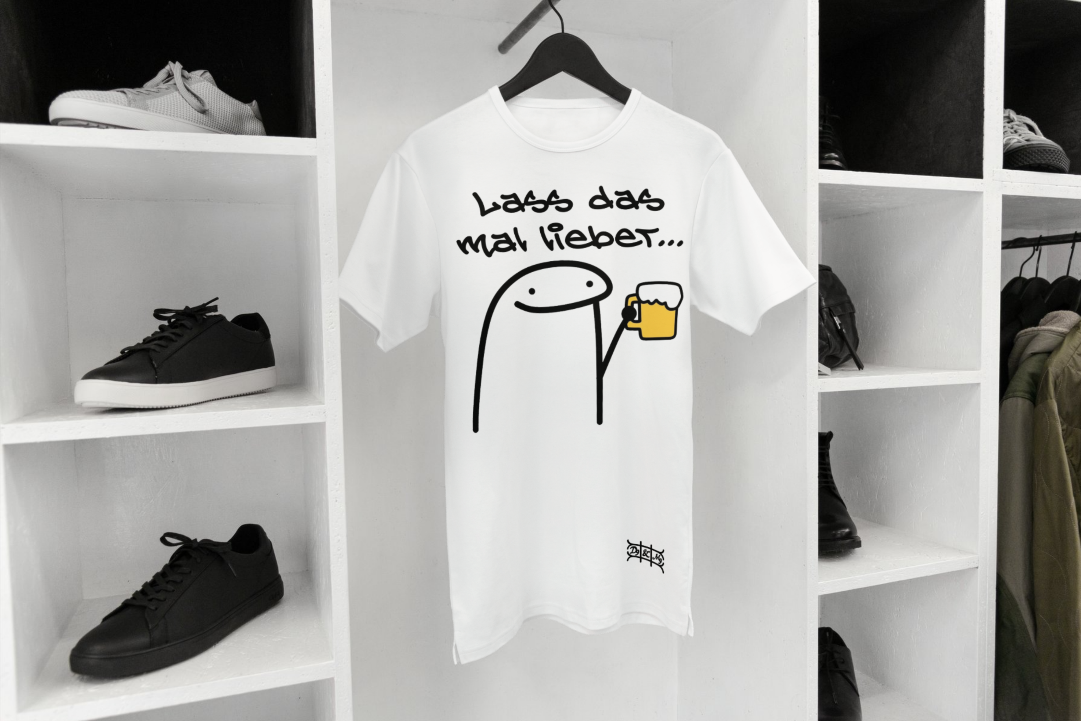 "Lass das mal lieber..." Lustiges Bier T-Shirt - 100% Baumwolle