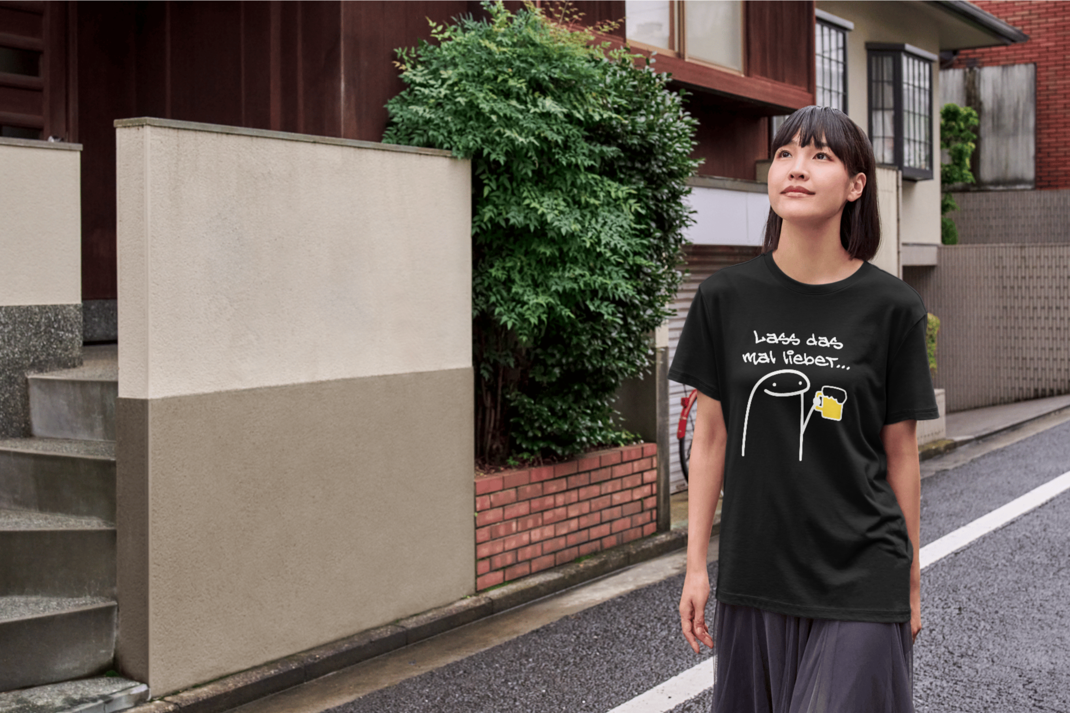"Lass das mal lieber..." Lustiges Bier T-Shirt - 100% Baumwolle