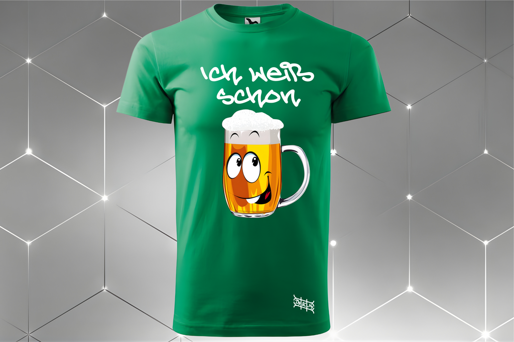 Bier-Gesicht – Unisex T-Shirt