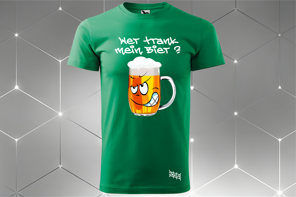 Bier-Gesicht – Unisex T-Shirt
