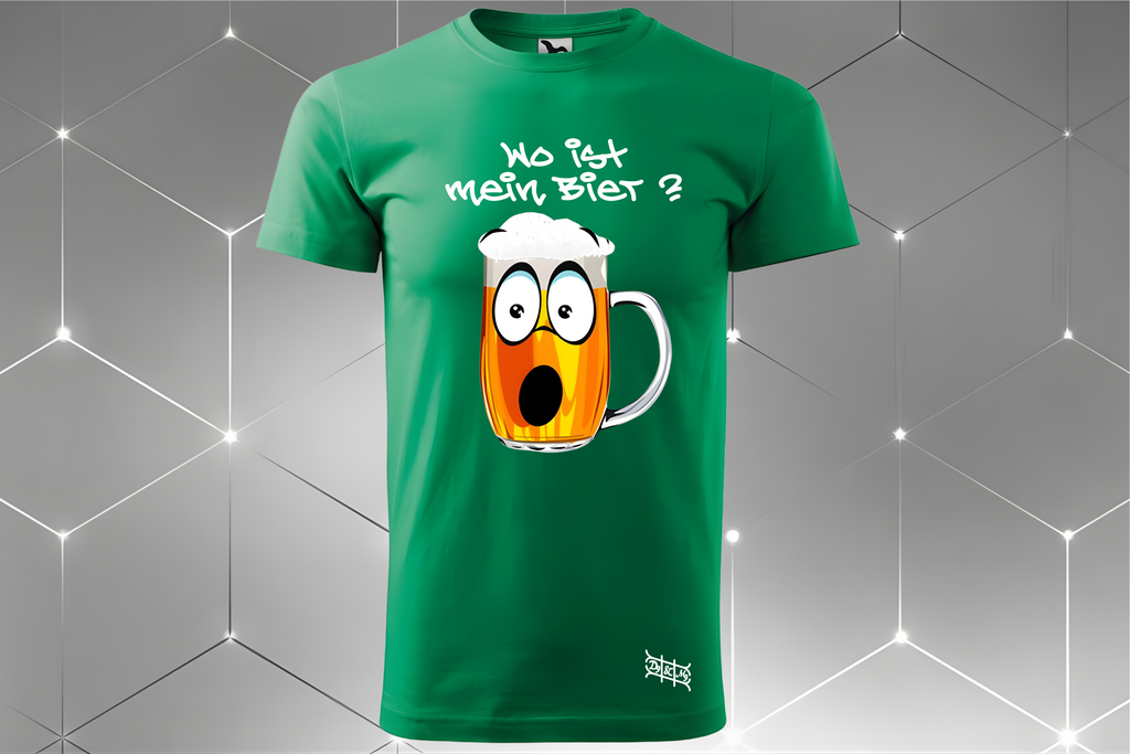 Bier-Gesicht – Unisex T-Shirt