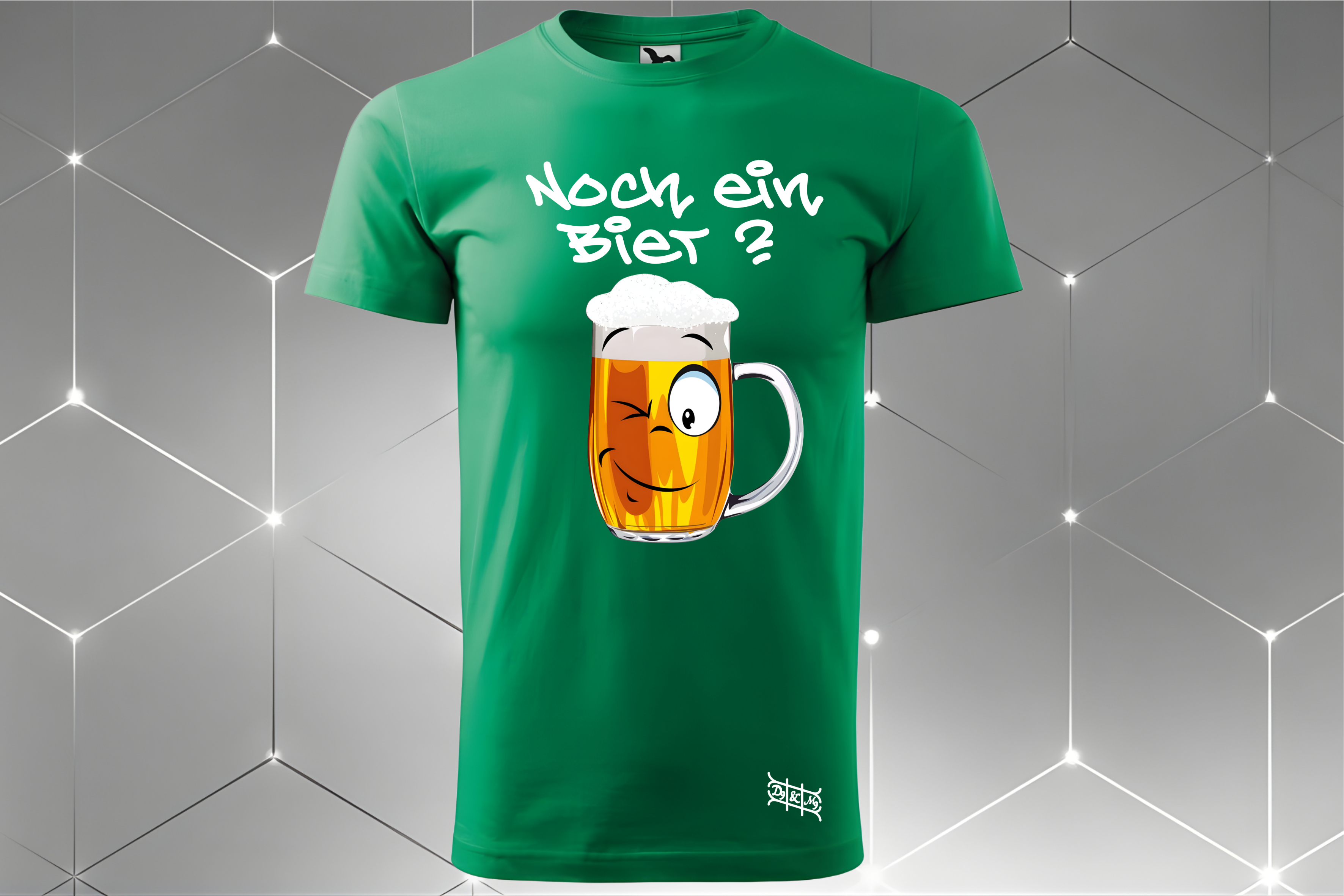 Bier-Gesicht – Unisex T-Shirt
