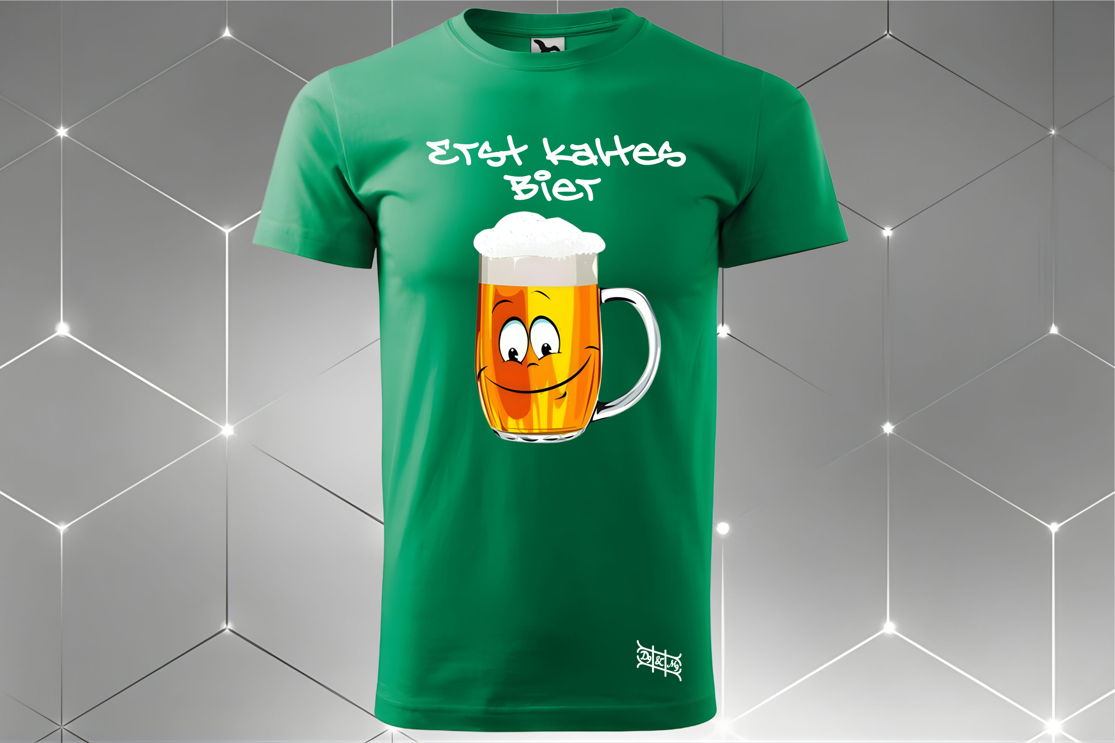 Bier-Gesicht – Unisex T-Shirt