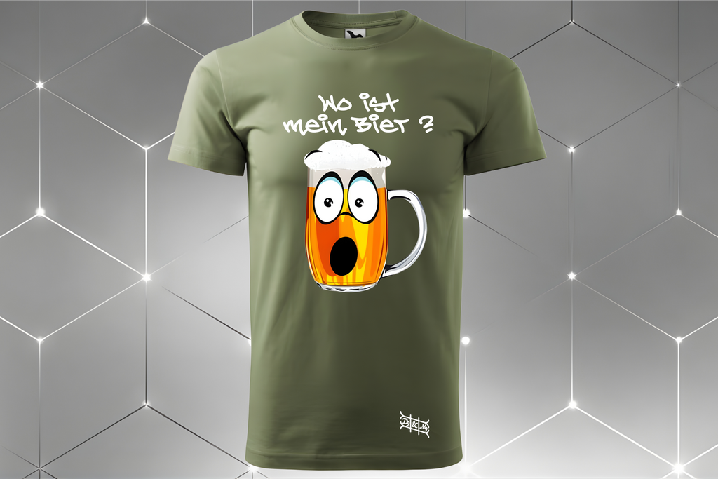 Bier-Gesicht – Unisex T-Shirt