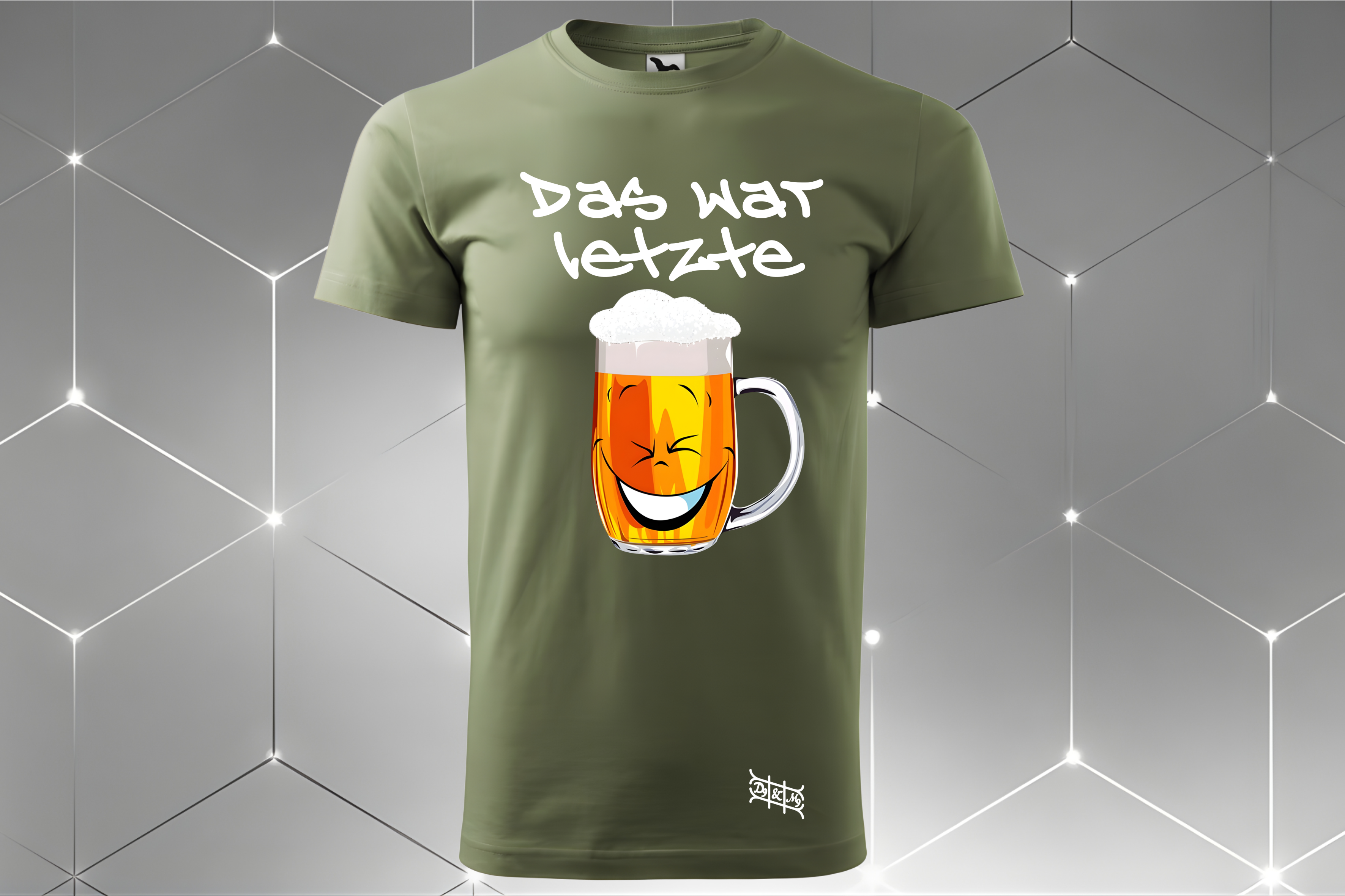 Bier-Gesicht – Unisex T-Shirt