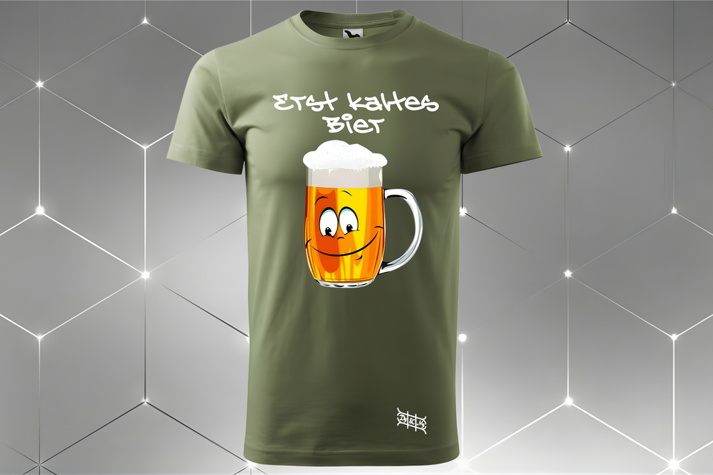 Bier-Gesicht – Unisex T-Shirt