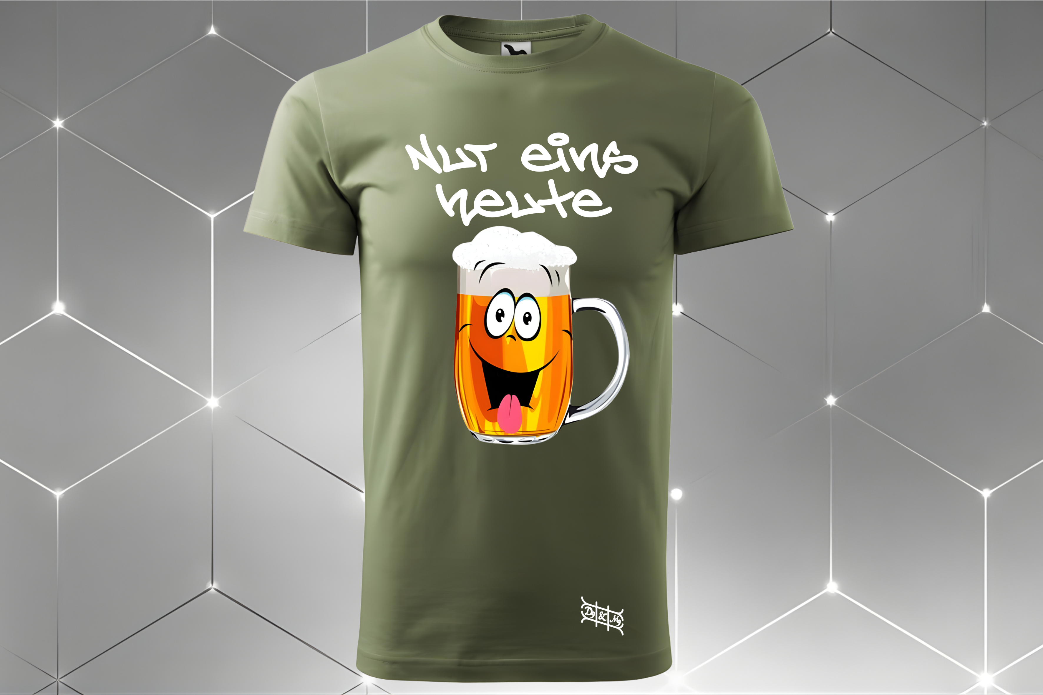 Bier-Gesicht – Unisex T-Shirt