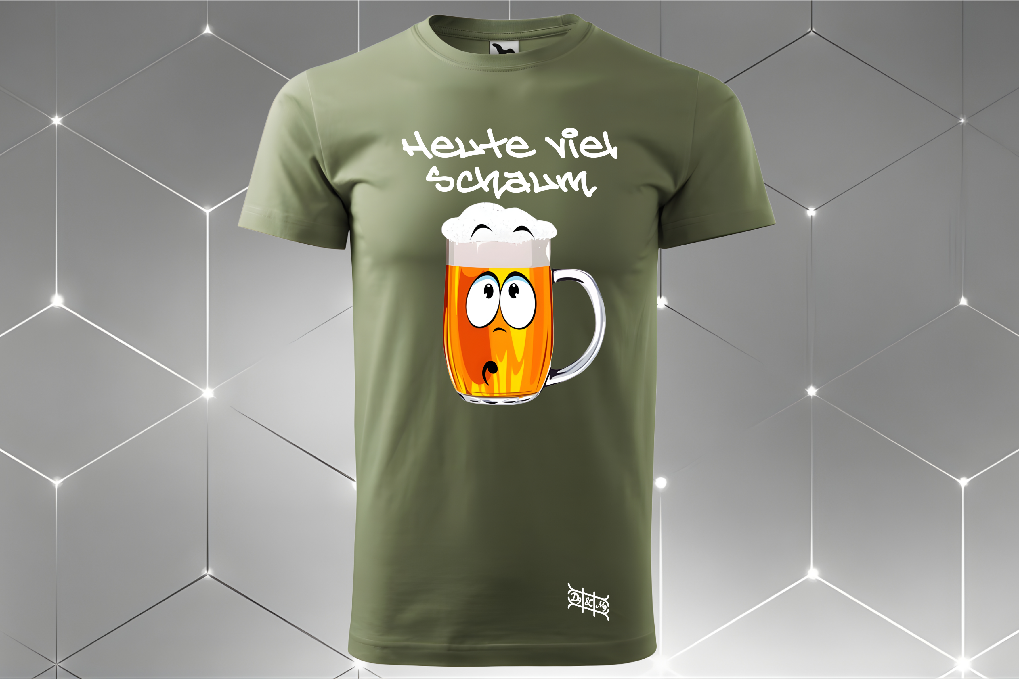 Bier-Gesicht – Unisex T-Shirt