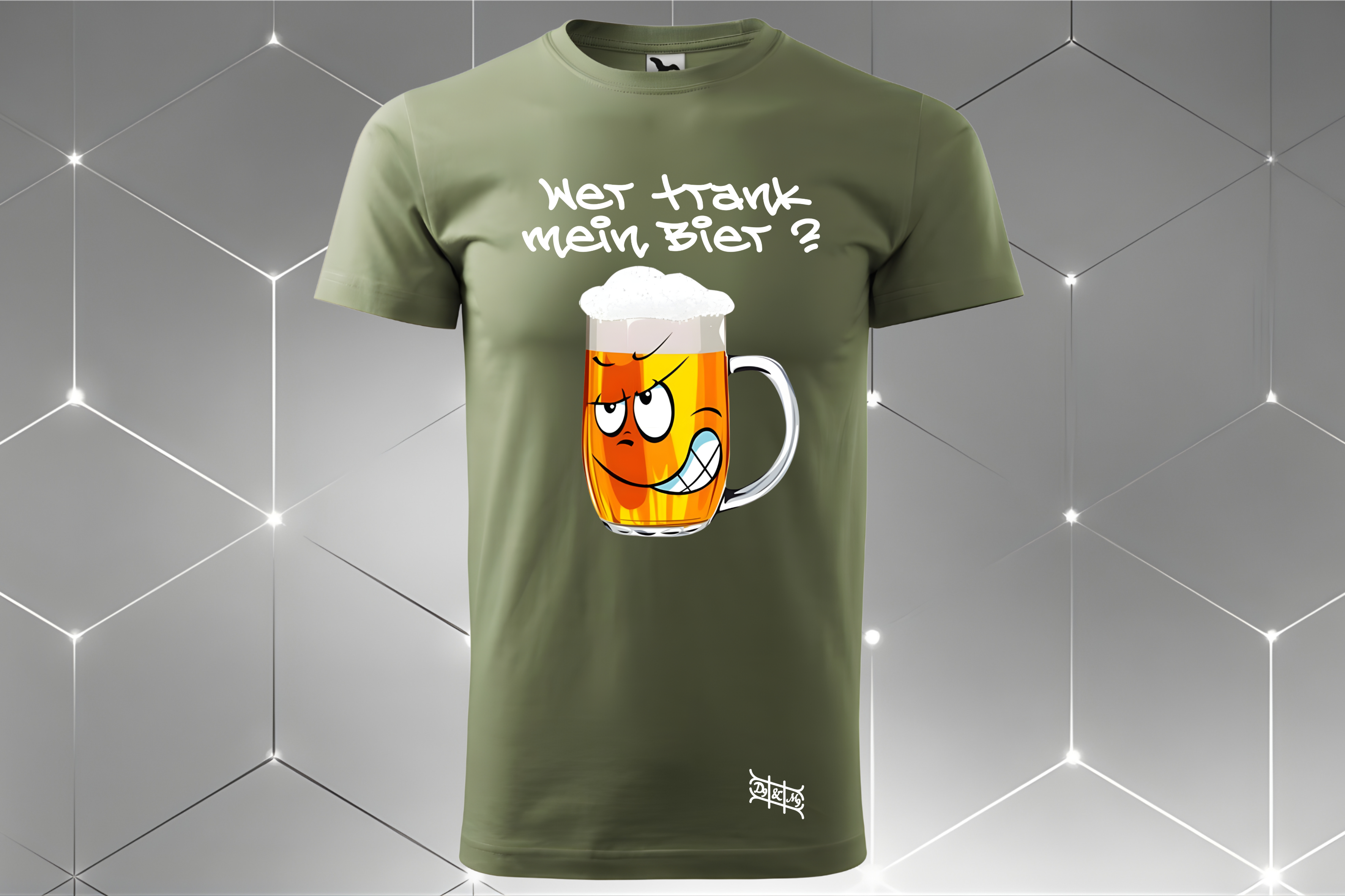 Bier-Gesicht – Unisex T-Shirt