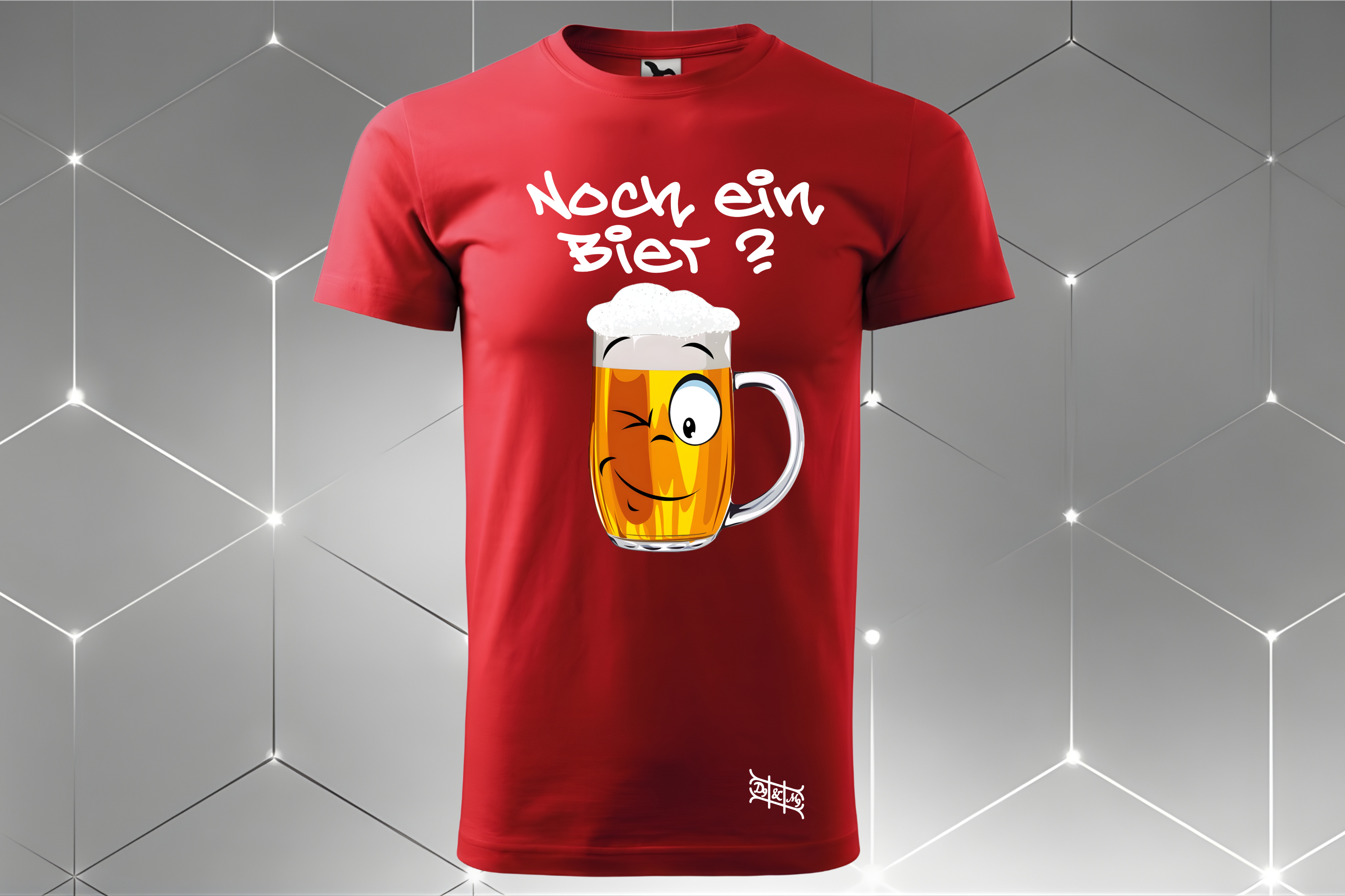 Bier-Gesicht – Unisex T-Shirt