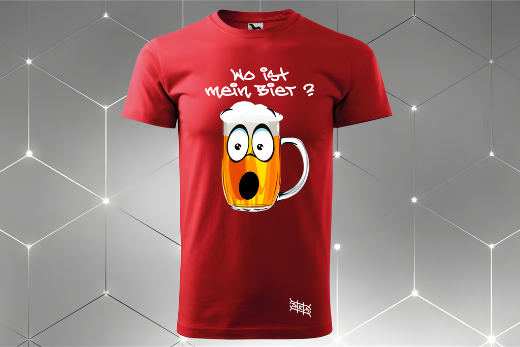Bier-Gesicht – Unisex T-Shirt