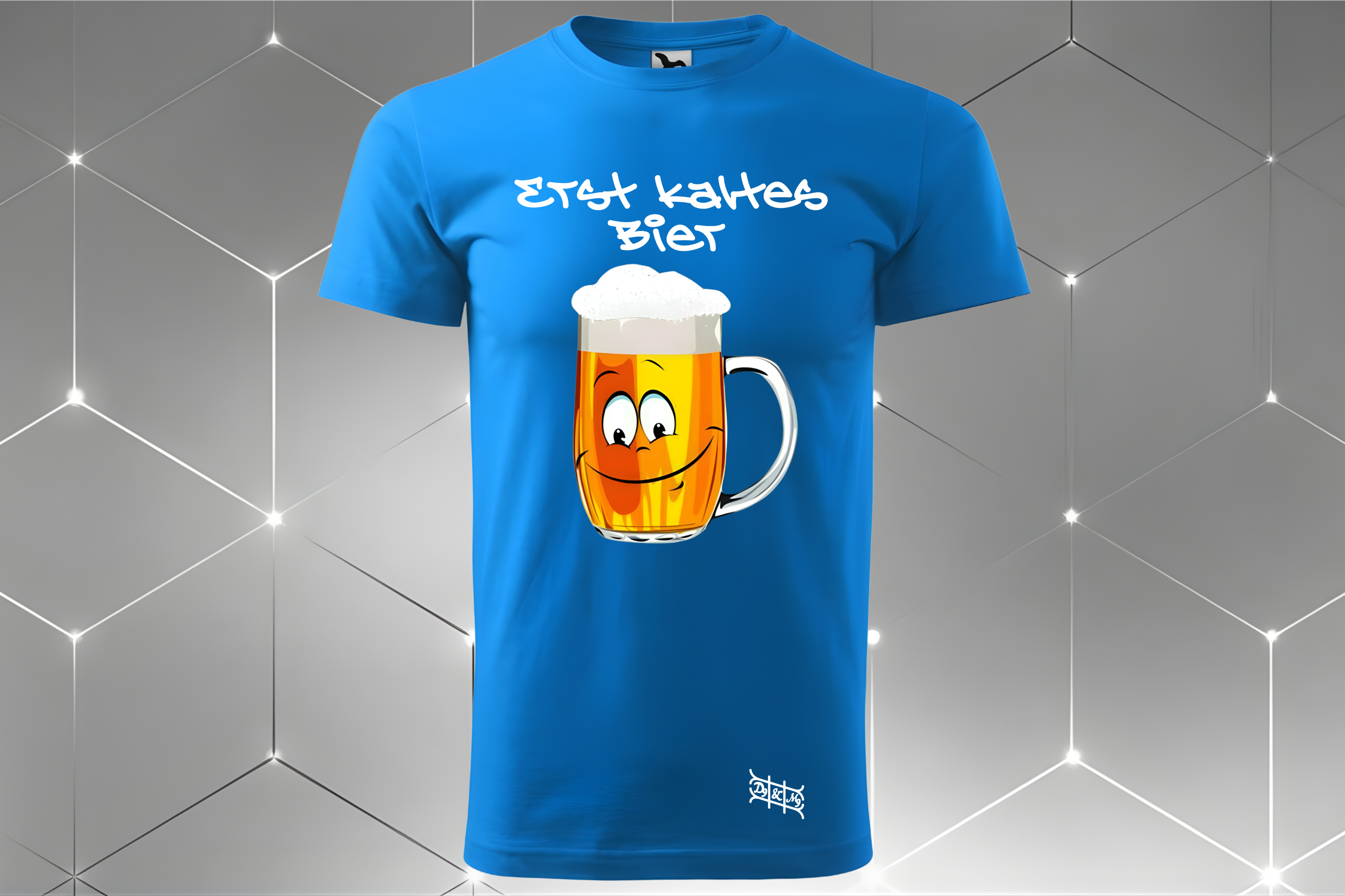 Bier-Gesicht – Unisex T-Shirt