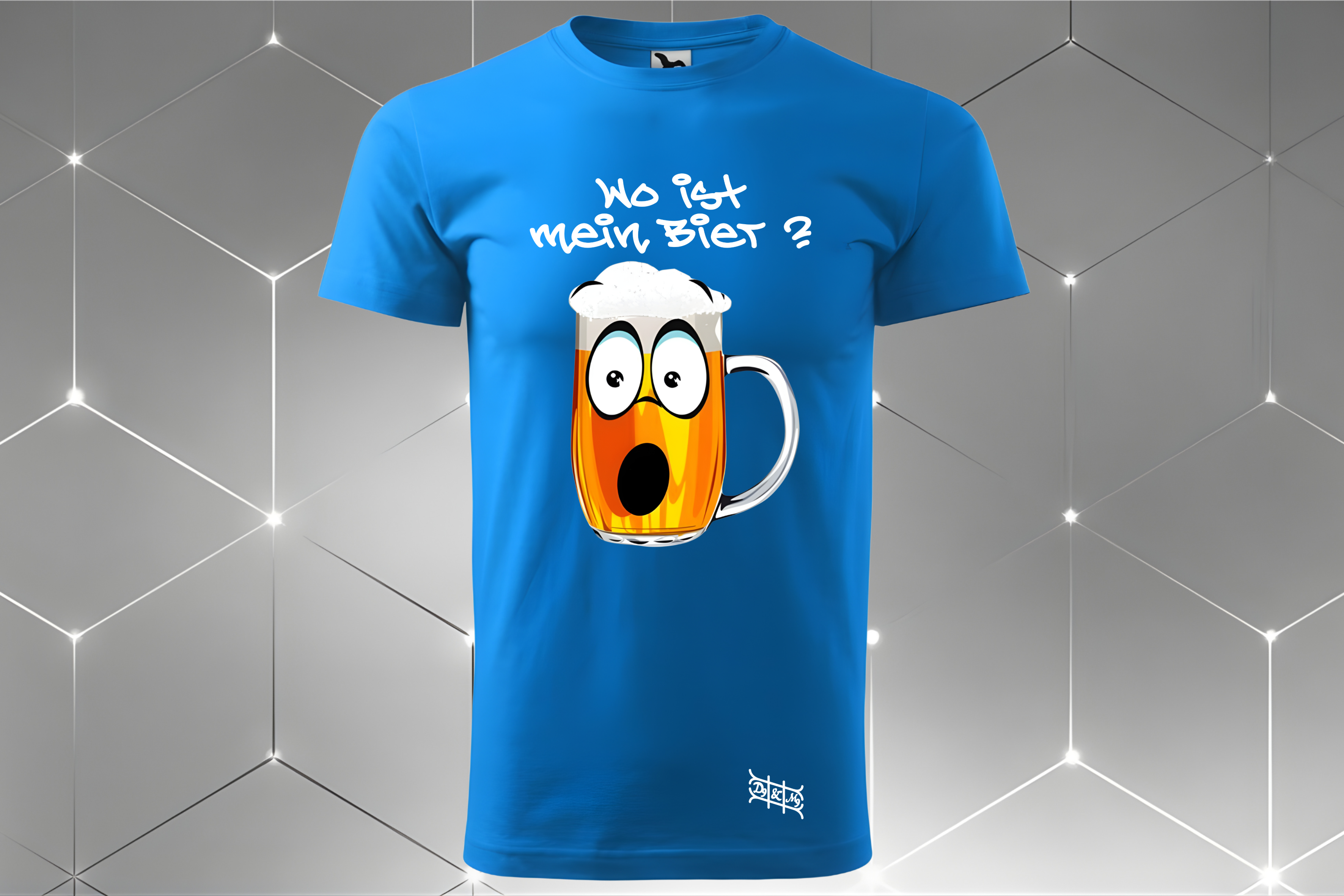 Bier-Gesicht – Unisex T-Shirt