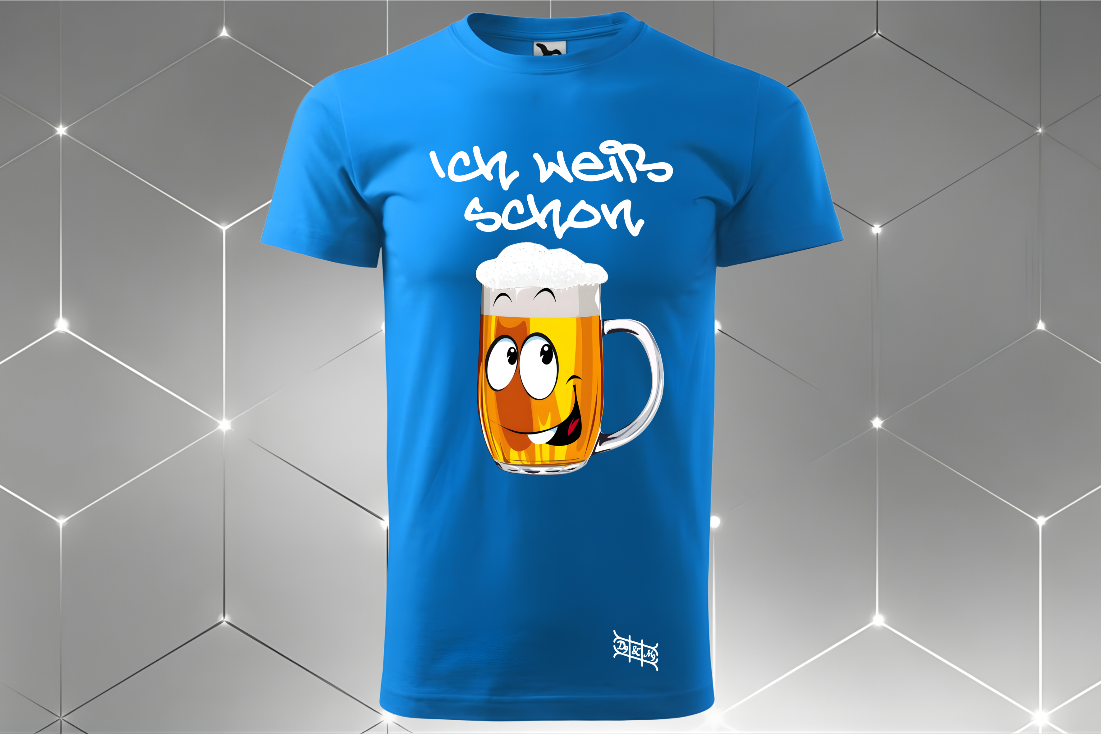 Bier-Gesicht – Unisex T-Shirt