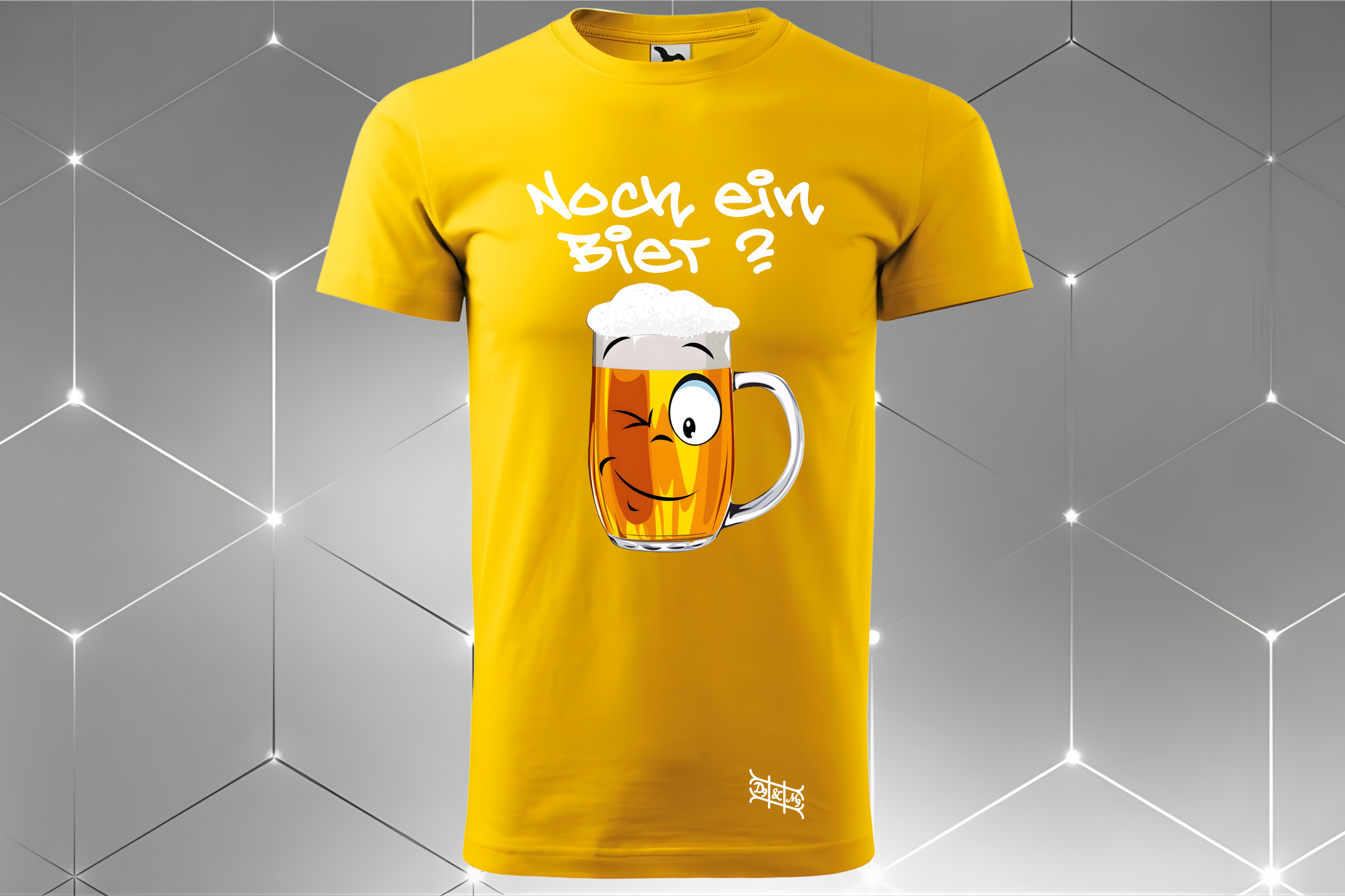 Bier-Gesicht – Unisex T-Shirt