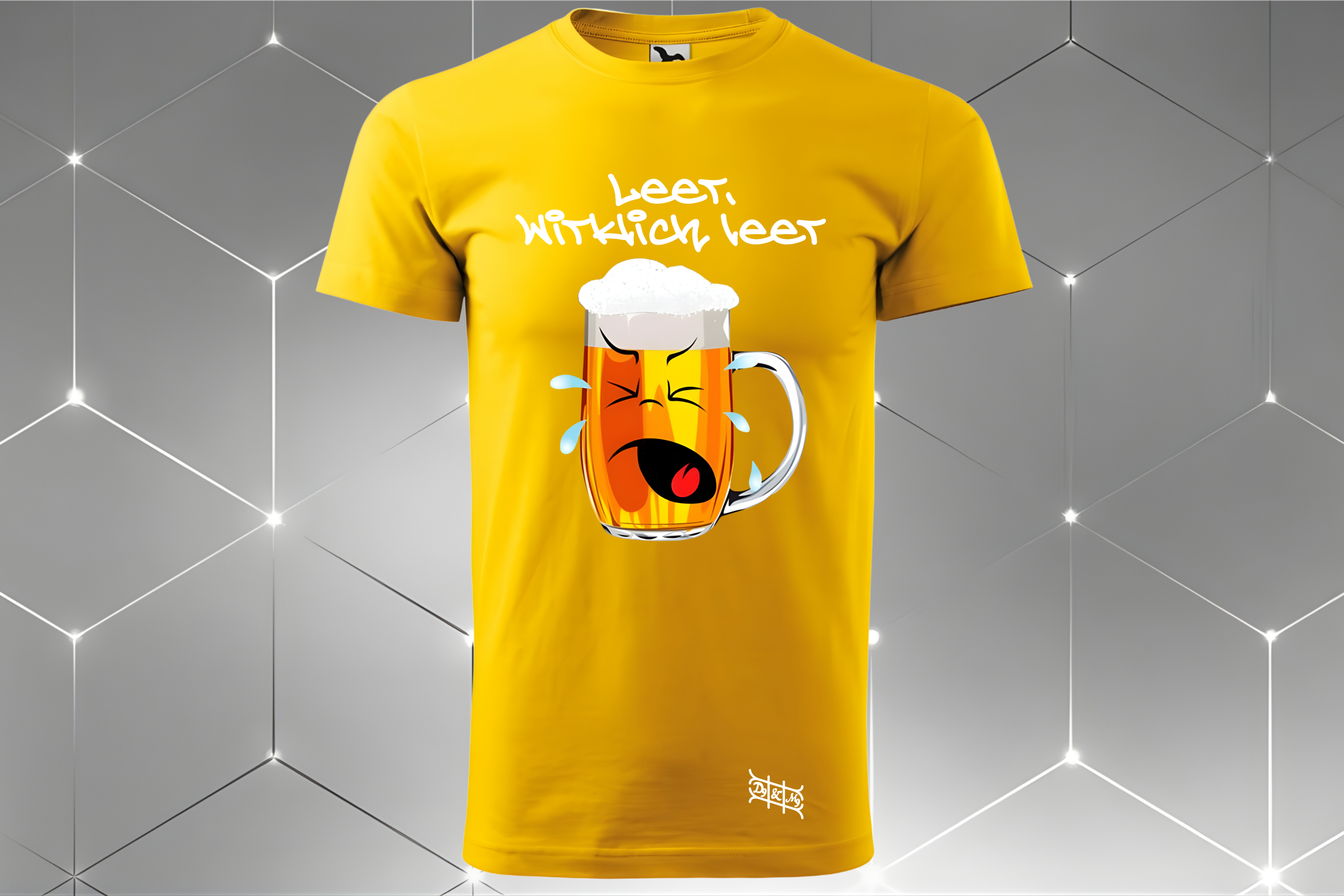 Bier-Gesicht – Unisex T-Shirt
