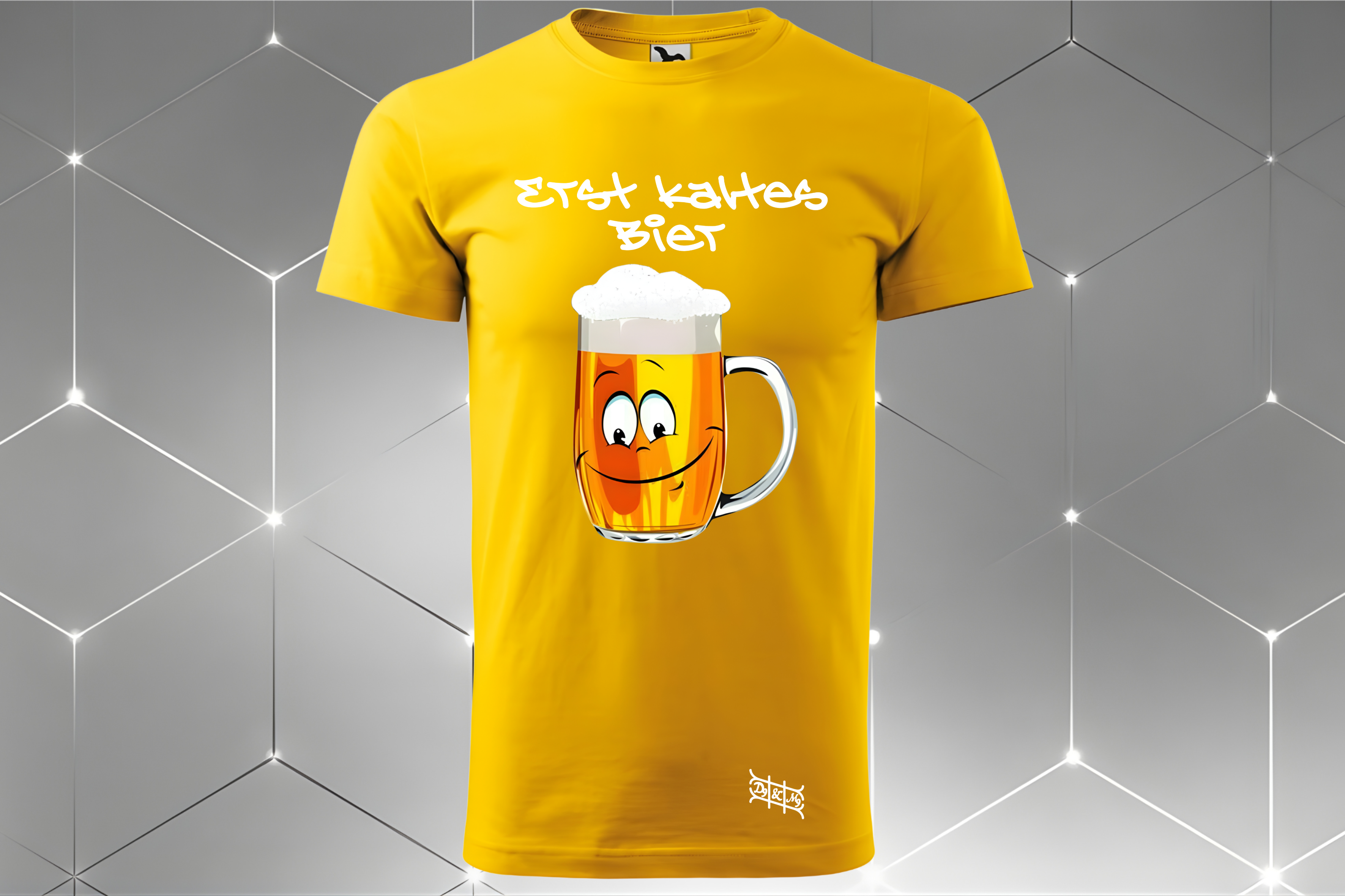 Bier-Gesicht – Unisex T-Shirt