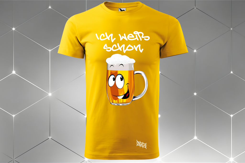 Bier-Gesicht – Unisex T-Shirt