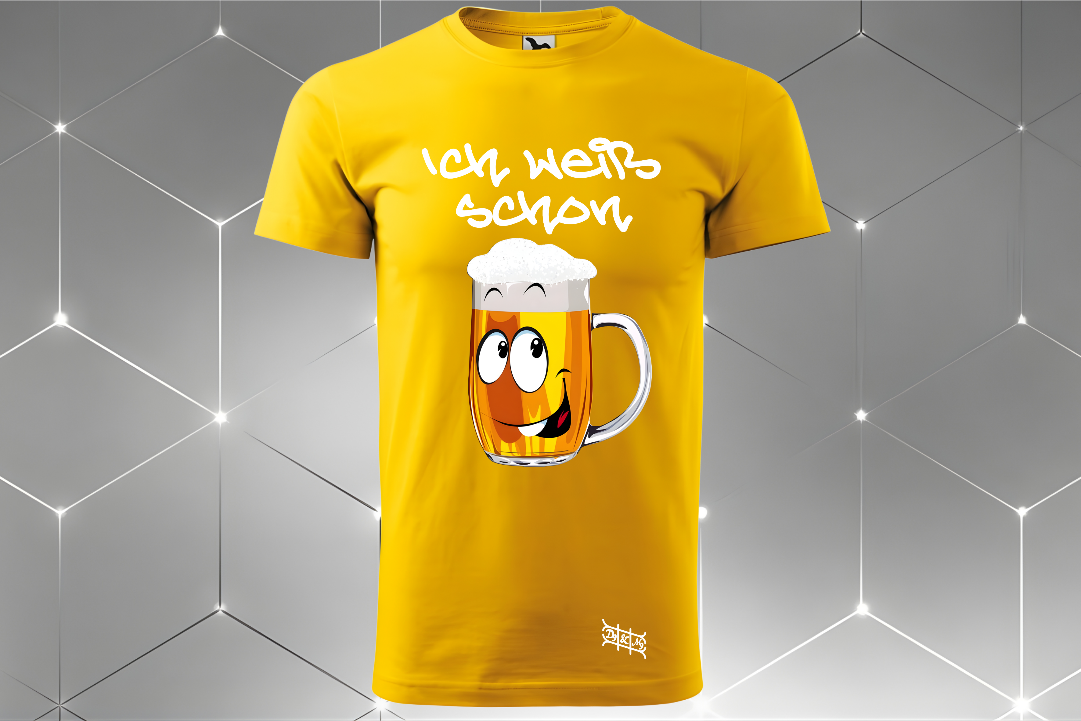 Bier-Gesicht – Unisex T-Shirt