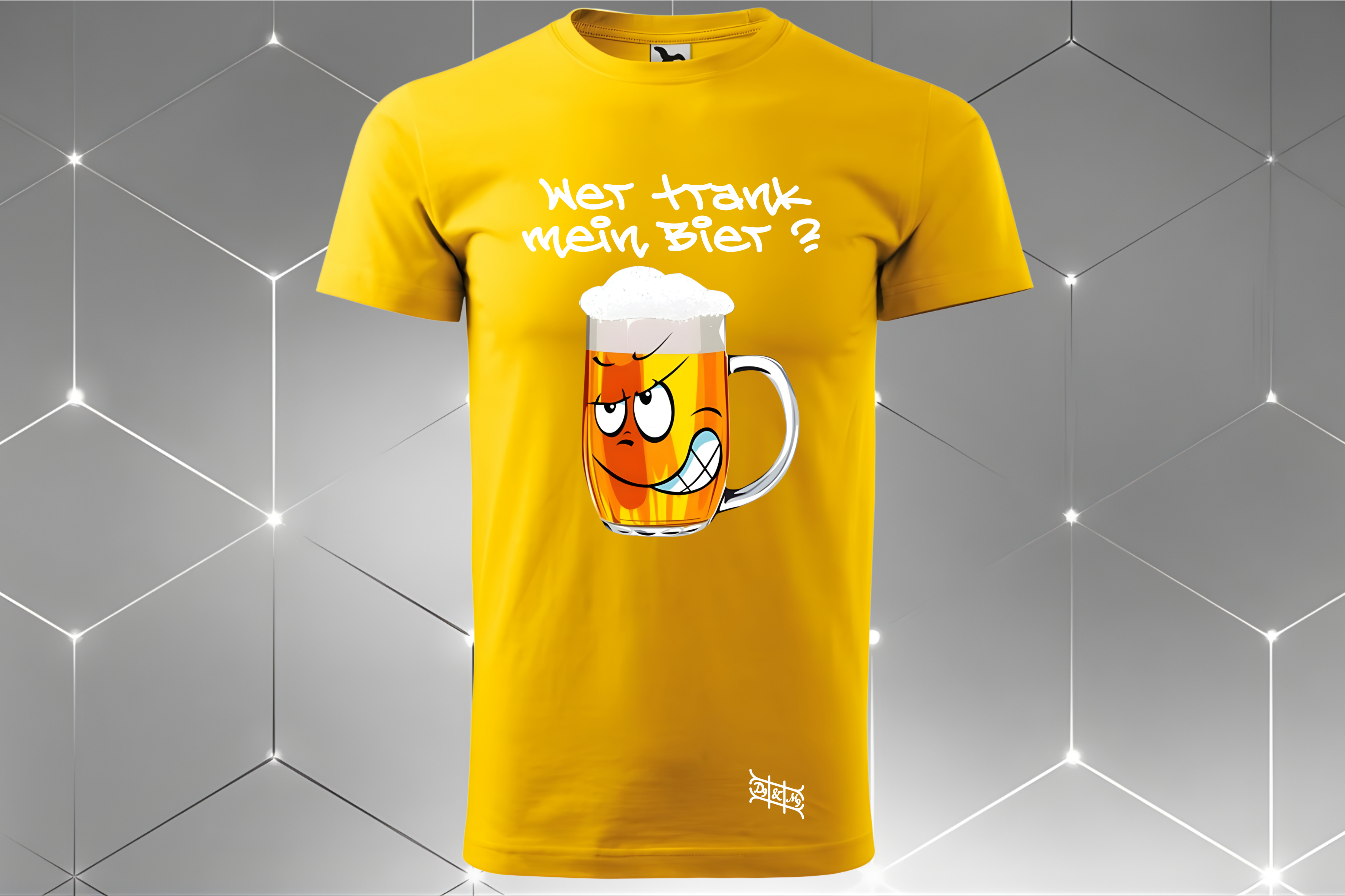Bier-Gesicht – Unisex T-Shirt