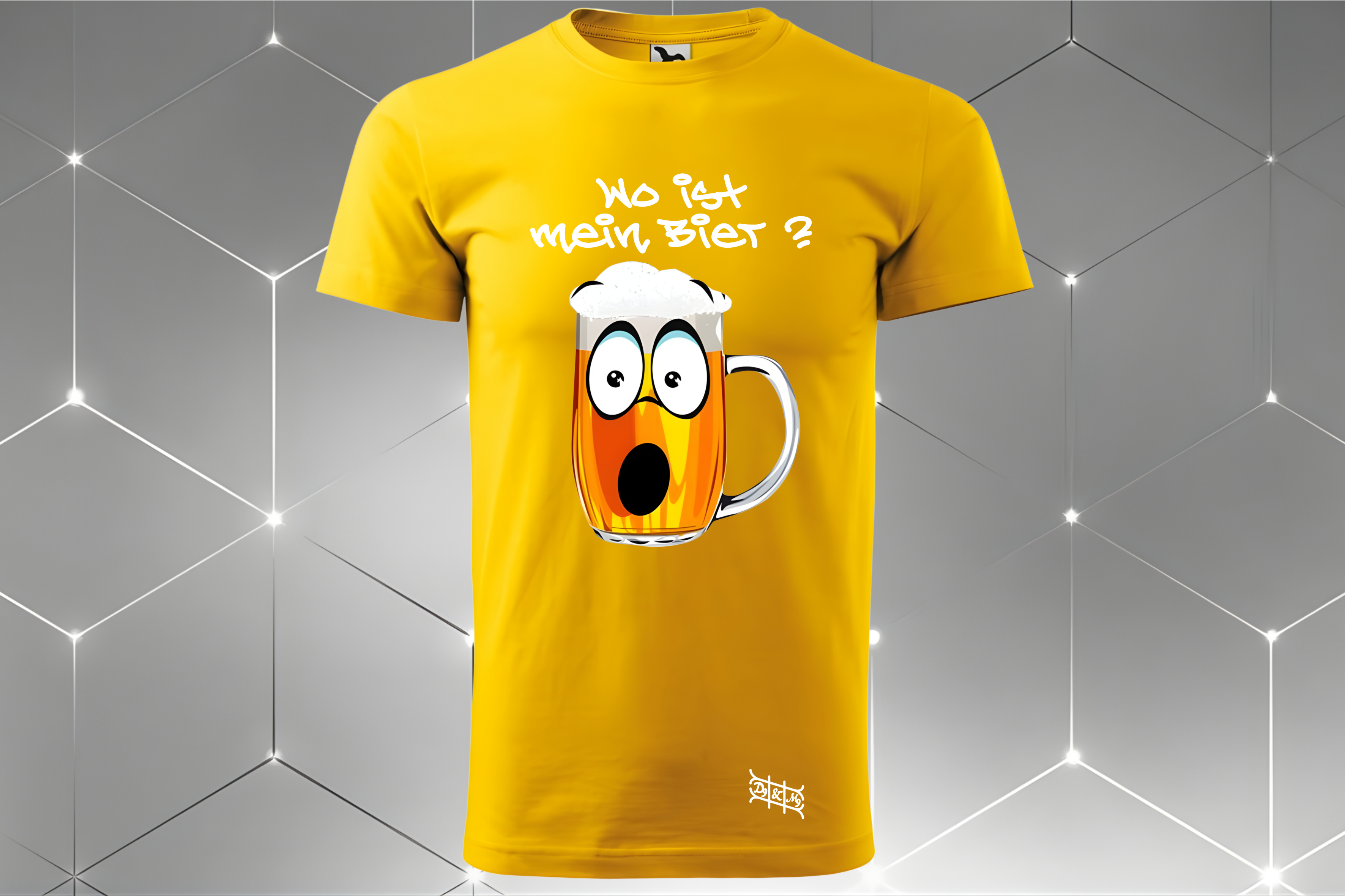 Bier-Gesicht – Unisex T-Shirt