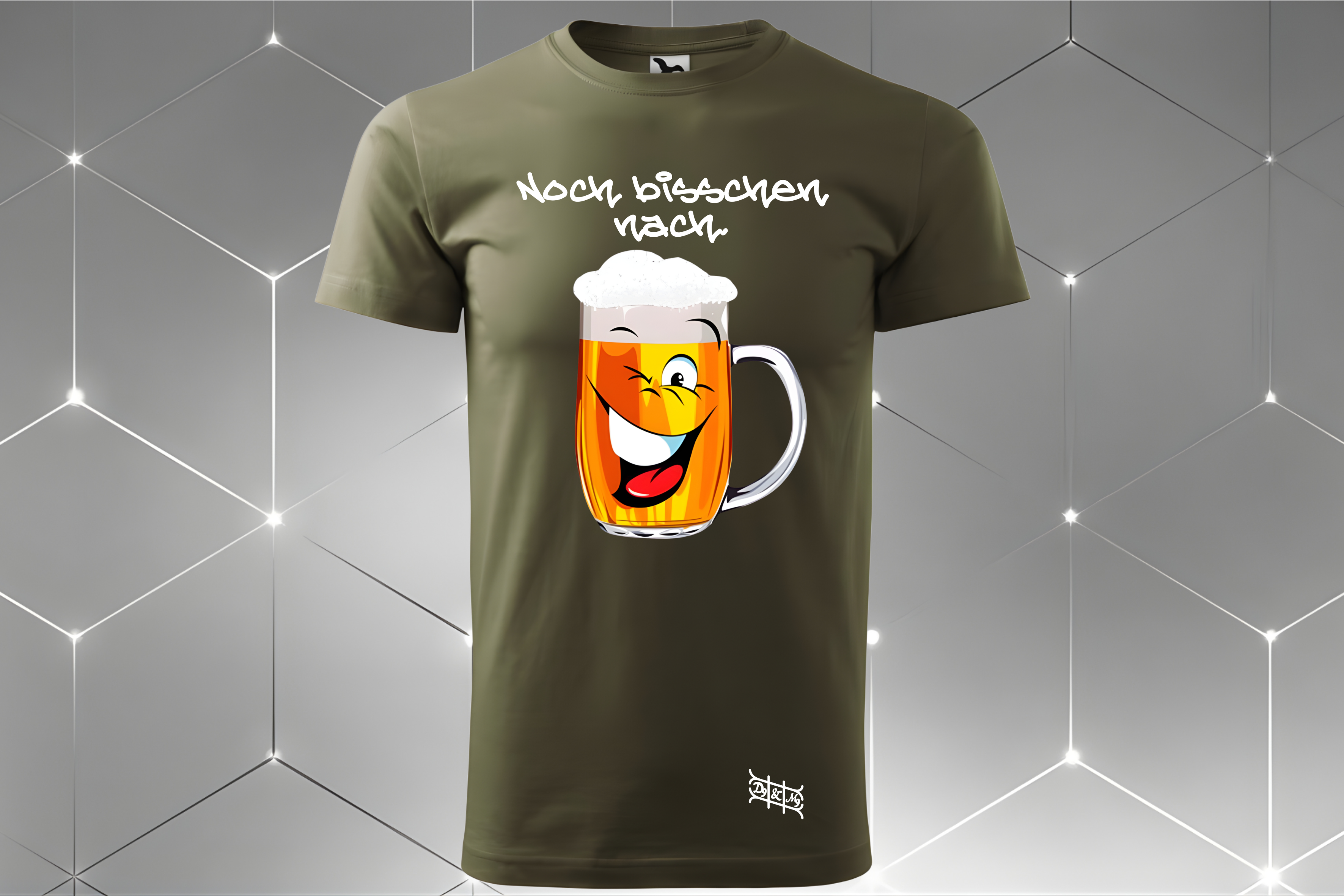 Bier-Gesicht – Unisex T-Shirt