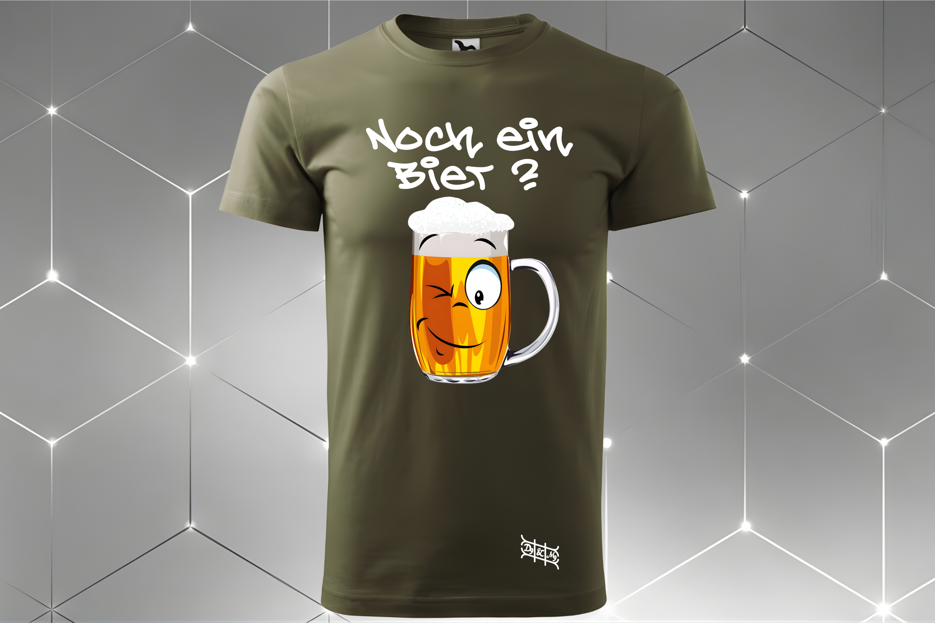 Bier-Gesicht – Unisex T-Shirt