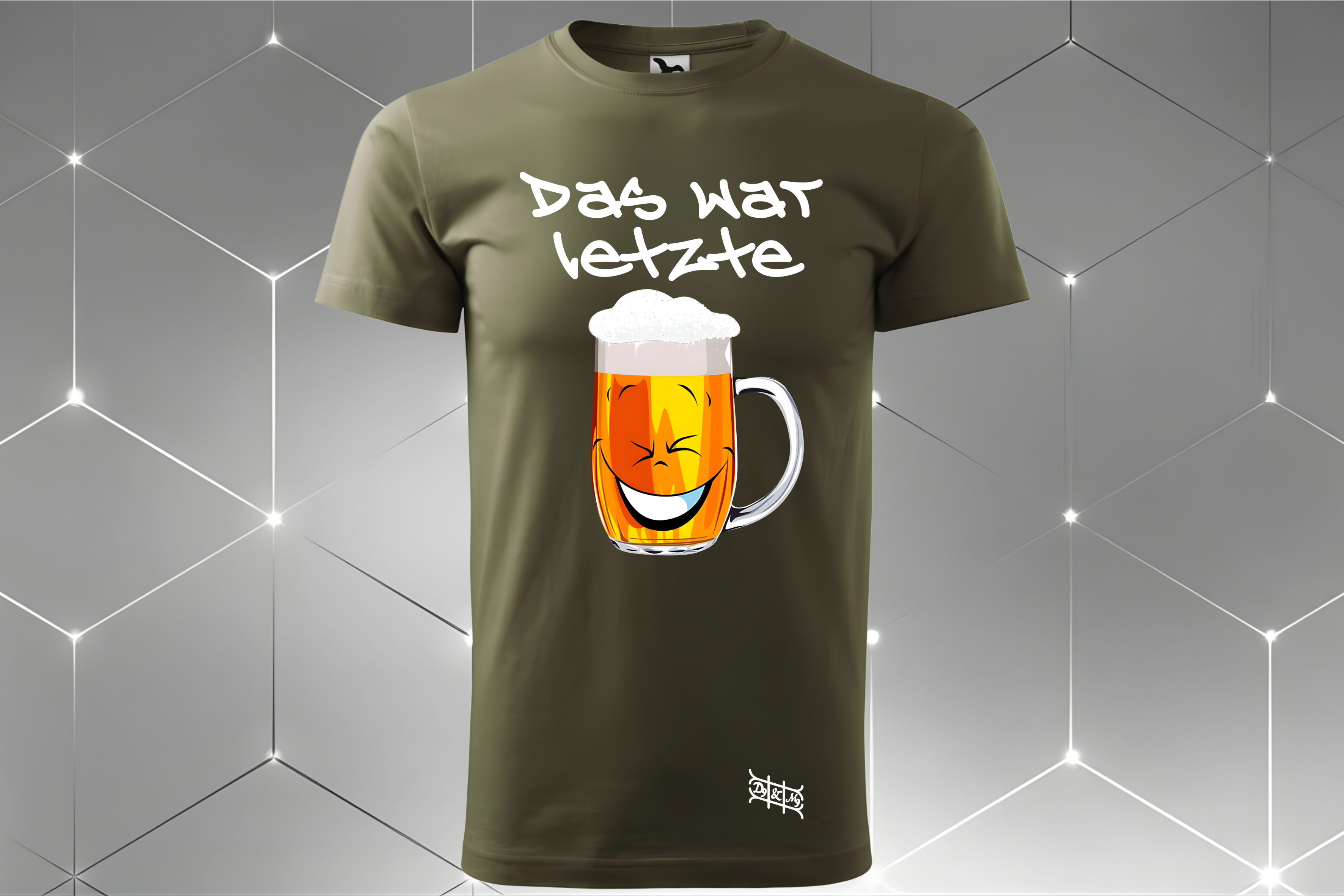 Bier-Gesicht – Unisex T-Shirt